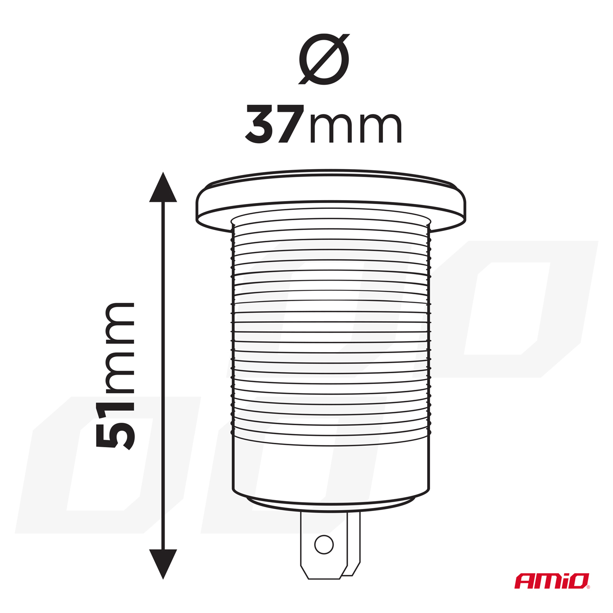 ΠΡΙΖΑ ΜΕ 3 ΘΥΡΕΣ(USB+2xUSB-C) ΜΕ ΔΙΑΚΟΠΤΗ ΚΑΙ ΚΑΠΑΚΙ 12/24V QUICK CHARGE 3.0 ΑΔΙΑΒΡΟΧΗ ΜΑΥΡΗ AMIO - 1 Τεμ. ΠΡΙΖΑ ΜΕ 3 ΘΥΡΕΣ(USB+2xUSB-C) ΜΕ ΔΙΑΚΟΠΤΗ ΚΑΙ ΚΑΠΑΚΙ 12/24V QUICK CHARGE 3.0 ΑΔΙΑΒΡΟΧΗ ΜΑΥΡΗ AMIO - 1 Τεμ.