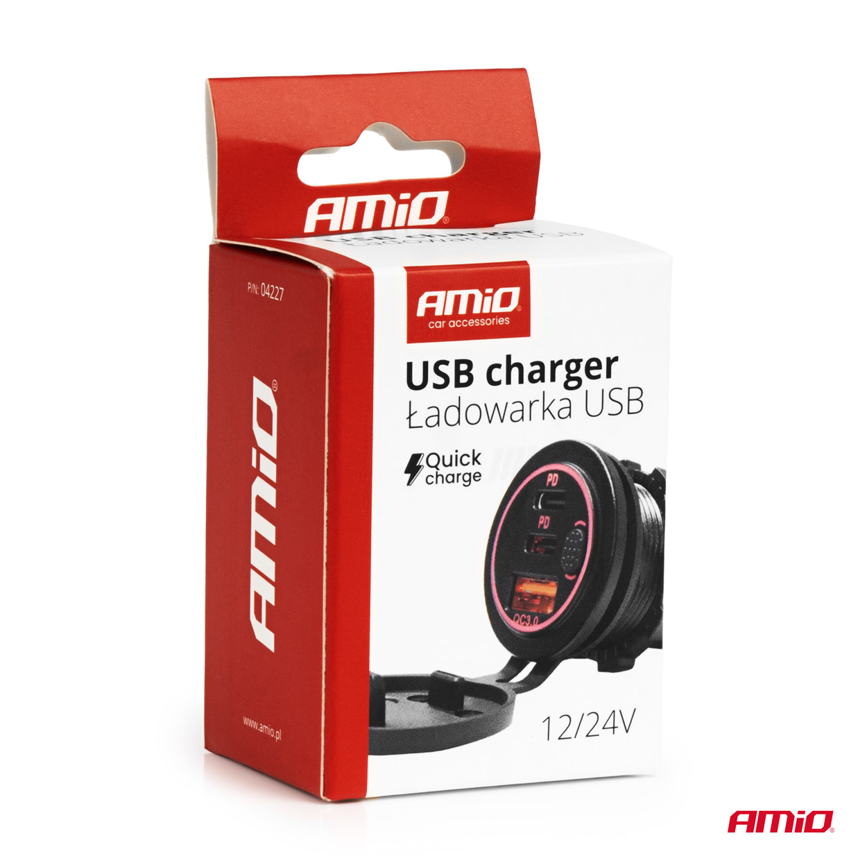ΠΡΙΖΑ ΜΕ 3 ΘΥΡΕΣ(USB+2xUSB-C) ΜΕ ΔΙΑΚΟΠΤΗ ΚΑΙ ΚΑΠΑΚΙ 12/24V QUICK CHARGE 3.0 ΑΔΙΑΒΡΟΧΗ ΜΑΥΡΗ AMIO - 1 Τεμ. ΠΡΙΖΑ ΜΕ 3 ΘΥΡΕΣ(USB+2xUSB-C) ΜΕ ΔΙΑΚΟΠΤΗ ΚΑΙ ΚΑΠΑΚΙ 12/24V QUICK CHARGE 3.0 ΑΔΙΑΒΡΟΧΗ ΜΑΥΡΗ AMIO - 1 Τεμ.