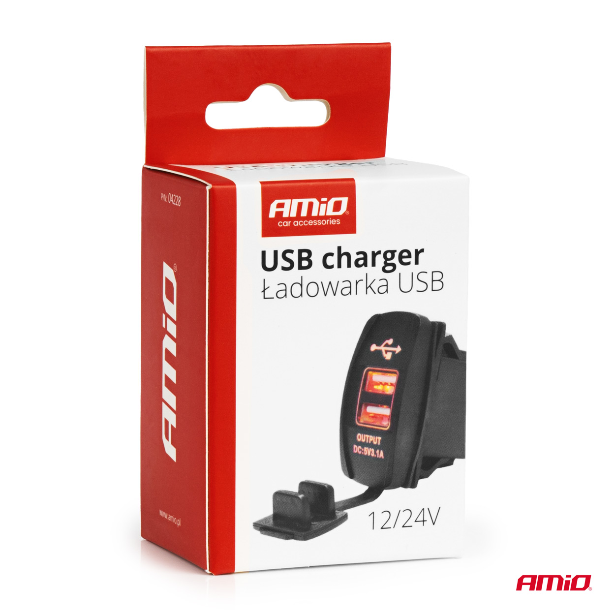 ΠΡΙΖΑ ΜΕ 2 ΘΥΡΕΣ USB ΚΑΙ ΚΑΠΑΚΙ 12/24V ΑΔΙΑΒΡΟΧΗ ΜΑΚΡΟΣΤΕΝΟ ΣΧΗΜΑ ΜΕ ΚΟΚΚΙΝΟ LED ΦΩΣ ΜΑΥΡΗ AMIO - 1 Τεμ. ΠΡΙΖΑ ΜΕ 2 ΘΥΡΕΣ USB ΚΑΙ ΚΑΠΑΚΙ 12/24V ΑΔΙΑΒΡΟΧΗ ΜΑΚΡΟΣΤΕΝΟ ΣΧΗΜΑ ΜΕ ΚΟΚΚΙΝΟ LED ΦΩΣ ΜΑΥΡΗ AMIO - 1 Τεμ.