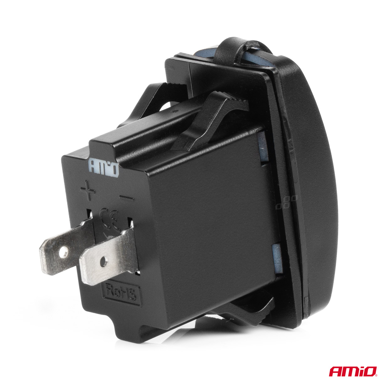 ΠΡΙΖΑ ΜΕ 2 ΘΥΡΕΣ-USB & USB-C ΚΑΙ ΚΑΠΑΚΙ 12/24V QUICK CHARGE 3.0 ΑΔΙΑΒΡΟΧΗ ΜΑΚΡΟΣΤΕΝΟ ΣΧΗΜΑ ΜΑΥΡΗ AMIO - 1 Τεμ. ΠΡΙΖΑ ΜΕ 2 ΘΥΡΕΣ-USB & USB-C ΚΑΙ ΚΑΠΑΚΙ 12/24V QUICK CHARGE 3.0 ΑΔΙΑΒΡΟΧΗ ΜΑΚΡΟΣΤΕΝΟ ΣΧΗΜΑ ΜΑΥΡΗ AMIO - 1 Τεμ.