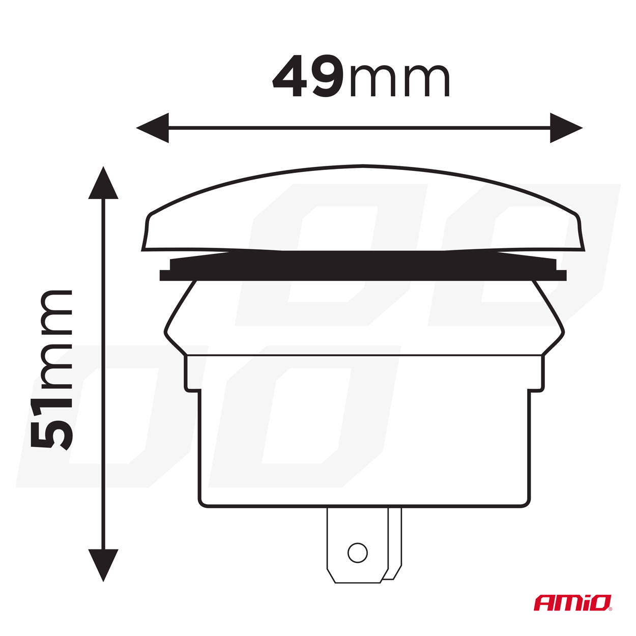 ΠΡΙΖΑ ΜΕ 2 ΘΥΡΕΣ-USB & USB-C ΚΑΙ ΚΑΠΑΚΙ 12/24V QUICK CHARGE 3.0 ΑΔΙΑΒΡΟΧΗ ΜΑΚΡΟΣΤΕΝΟ ΣΧΗΜΑ ΜΑΥΡΗ AMIO - 1 Τεμ. ΠΡΙΖΑ ΜΕ 2 ΘΥΡΕΣ-USB & USB-C ΚΑΙ ΚΑΠΑΚΙ 12/24V QUICK CHARGE 3.0 ΑΔΙΑΒΡΟΧΗ ΜΑΚΡΟΣΤΕΝΟ ΣΧΗΜΑ ΜΑΥΡΗ AMIO - 1 Τεμ.
