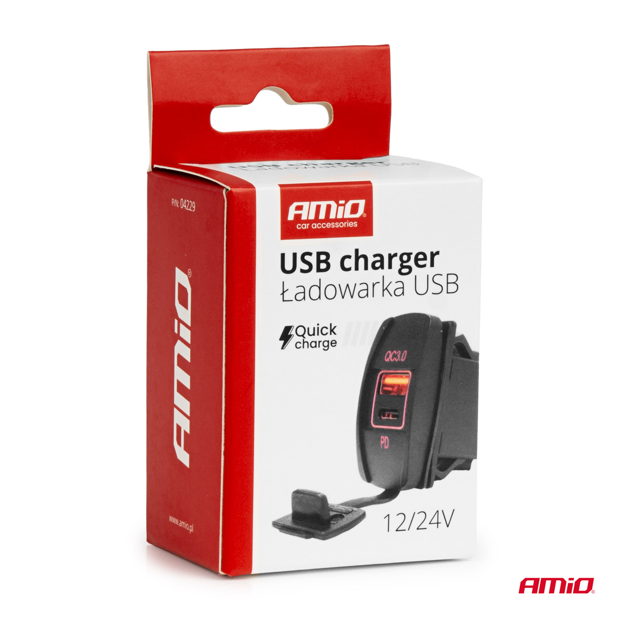 ΠΡΙΖΑ ΜΕ 2 ΘΥΡΕΣ-USB & USB-C ΚΑΙ ΚΑΠΑΚΙ 12/24V QUICK CHARGE 3.0 ΑΔΙΑΒΡΟΧΗ ΜΑΚΡΟΣΤΕΝΟ ΣΧΗΜΑ ΜΑΥΡΗ AMIO - 1 Τεμ. ΠΡΙΖΑ ΜΕ 2 ΘΥΡΕΣ-USB & USB-C ΚΑΙ ΚΑΠΑΚΙ 12/24V QUICK CHARGE 3.0 ΑΔΙΑΒΡΟΧΗ ΜΑΚΡΟΣΤΕΝΟ ΣΧΗΜΑ ΜΑΥΡΗ AMIO - 1 Τεμ.