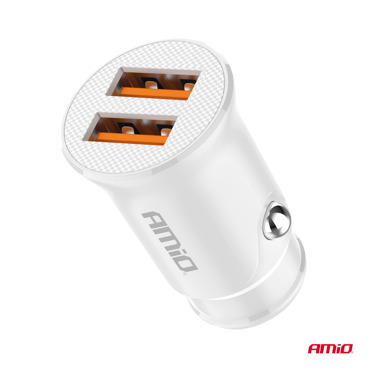 ΦΟΡΤΙΣΤΗΣ ΑΝΑΠΤΗΡΑ 12/24V ΜΕ 2 ΘΥΡΕΣ 2xUSB 10.5W 5V/2.1A ΛΕΥΚΟΣ AMIO - 1 Τεμ. ΦΟΡΤΙΣΤΗΣ ΑΝΑΠΤΗΡΑ 12/24V ΜΕ 2 ΘΥΡΕΣ 2xUSB 10.5W 5V/2.1A ΛΕΥΚΟΣ AMIO - 1 Τεμ.