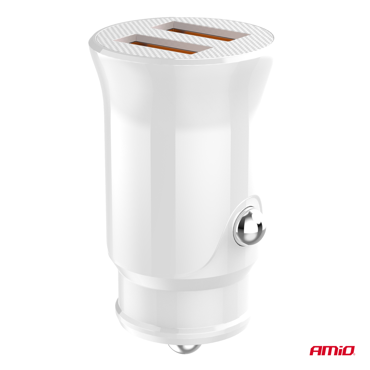 ΦΟΡΤΙΣΤΗΣ ΑΝΑΠΤΗΡΑ 12/24V ΜΕ 2 ΘΥΡΕΣ 2xUSB 10.5W 5V/2.1A ΛΕΥΚΟΣ AMIO - 1 Τεμ. ΦΟΡΤΙΣΤΗΣ ΑΝΑΠΤΗΡΑ 12/24V ΜΕ 2 ΘΥΡΕΣ 2xUSB 10.5W 5V/2.1A ΛΕΥΚΟΣ AMIO - 1 Τεμ.