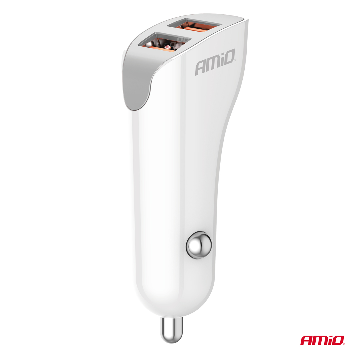 ΦΟΡΤΙΣΤΗΣ ΑΝΑΠΤΗΡΑ 12/24V ΜΕ 2 ΘΥΡΕΣ 2xUSB 10.5W 5V/2.1A ΛΕΥΚΟ AMIO - 1 Τεμ. ΦΟΡΤΙΣΤΗΣ ΑΝΑΠΤΗΡΑ 12/24V ΜΕ 2 ΘΥΡΕΣ 2xUSB 10.5W 5V/2.1A ΛΕΥΚΟ AMIO - 1 Τεμ.