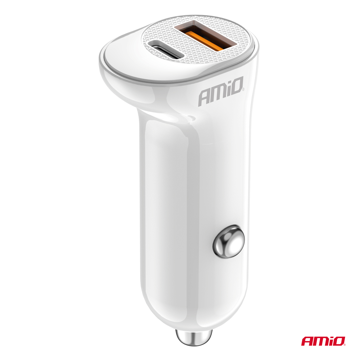 ΦΟΡΤΙΣΤΗΣ ΑΝΑΠΤΗΡΑ 12/24V ΜΕ 2 ΘΥΡΕΣ USB-C+USB 20W 5V/3AQC ΤΑΧΕΙΑΣ ΦΟΡΤΙΣΗΣ ΛΕΥΚΟΣ AMIO - 1 Τεμ. ΦΟΡΤΙΣΤΗΣ ΑΝΑΠΤΗΡΑ 12/24V ΜΕ 2 ΘΥΡΕΣ USB-C+USB 20W 5V/3AQC ΤΑΧΕΙΑΣ ΦΟΡΤΙΣΗΣ ΛΕΥΚΟΣ AMIO - 1 Τεμ.