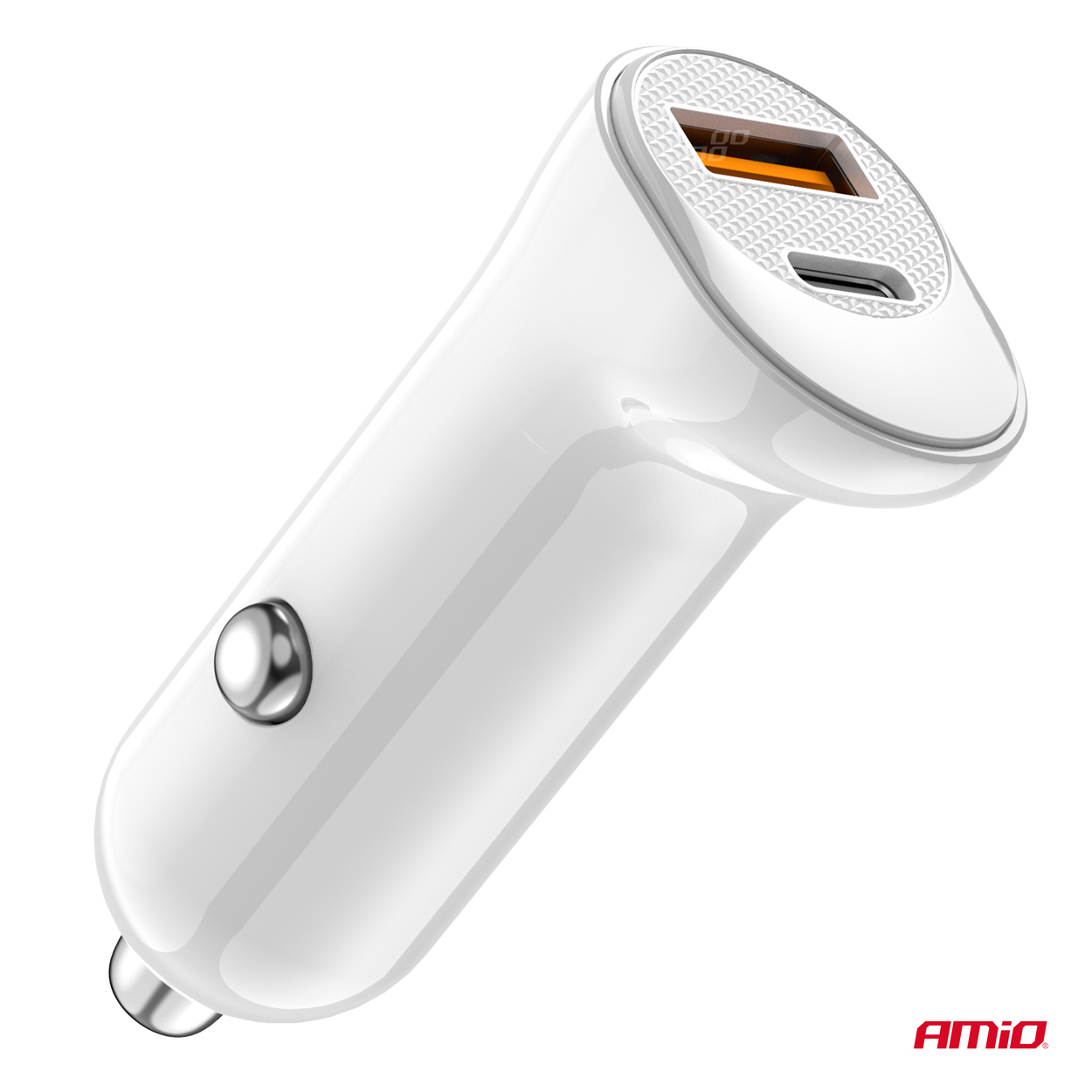 ΦΟΡΤΙΣΤΗΣ ΑΝΑΠΤΗΡΑ 12/24V ΜΕ 2 ΘΥΡΕΣ USB-C+USB 20W 5V/3AQC ΤΑΧΕΙΑΣ ΦΟΡΤΙΣΗΣ ΛΕΥΚΟΣ AMIO - 1 Τεμ. ΦΟΡΤΙΣΤΗΣ ΑΝΑΠΤΗΡΑ 12/24V ΜΕ 2 ΘΥΡΕΣ USB-C+USB 20W 5V/3AQC ΤΑΧΕΙΑΣ ΦΟΡΤΙΣΗΣ ΛΕΥΚΟΣ AMIO - 1 Τεμ.