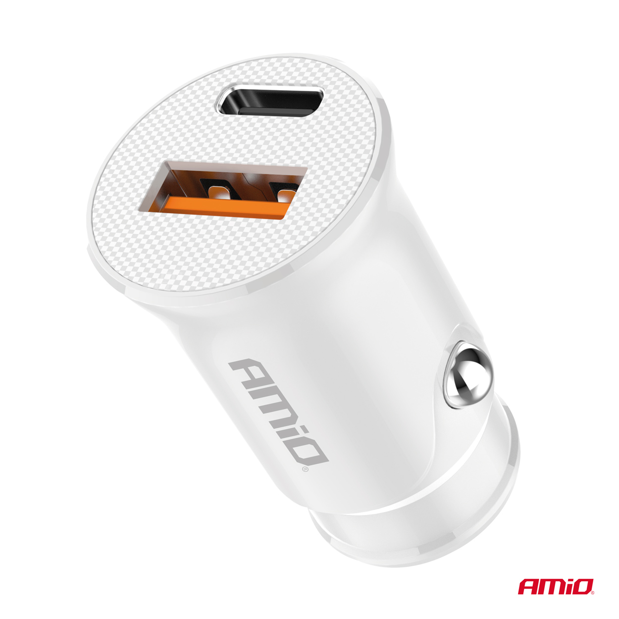ΦΟΡΤΙΣΤΗΣ ΑΝΑΠΤΗΡΑ 12/24V ΜΕ 2 ΘΥΡΕΣ USB-C+USB 20W 5V/3AQC ΤΑΧΕΙΑΣ ΦΟΡΤΙΣΗΣ ΛΕΥΚΟΣ AMIO - 1 Τεμ. ΦΟΡΤΙΣΤΗΣ ΑΝΑΠΤΗΡΑ 12/24V ΜΕ 2 ΘΥΡΕΣ USB-C+USB 20W 5V/3AQC ΤΑΧΕΙΑΣ ΦΟΡΤΙΣΗΣ ΛΕΥΚΟΣ AMIO - 1 Τεμ.