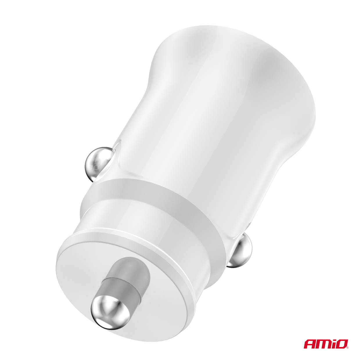 ΦΟΡΤΙΣΤΗΣ ΑΝΑΠΤΗΡΑ 12/24V ΜΕ 2 ΘΥΡΕΣ USB-C+USB 20W 5V/3AQC ΤΑΧΕΙΑΣ ΦΟΡΤΙΣΗΣ ΛΕΥΚΟΣ AMIO - 1 Τεμ. ΦΟΡΤΙΣΤΗΣ ΑΝΑΠΤΗΡΑ 12/24V ΜΕ 2 ΘΥΡΕΣ USB-C+USB 20W 5V/3AQC ΤΑΧΕΙΑΣ ΦΟΡΤΙΣΗΣ ΛΕΥΚΟΣ AMIO - 1 Τεμ.