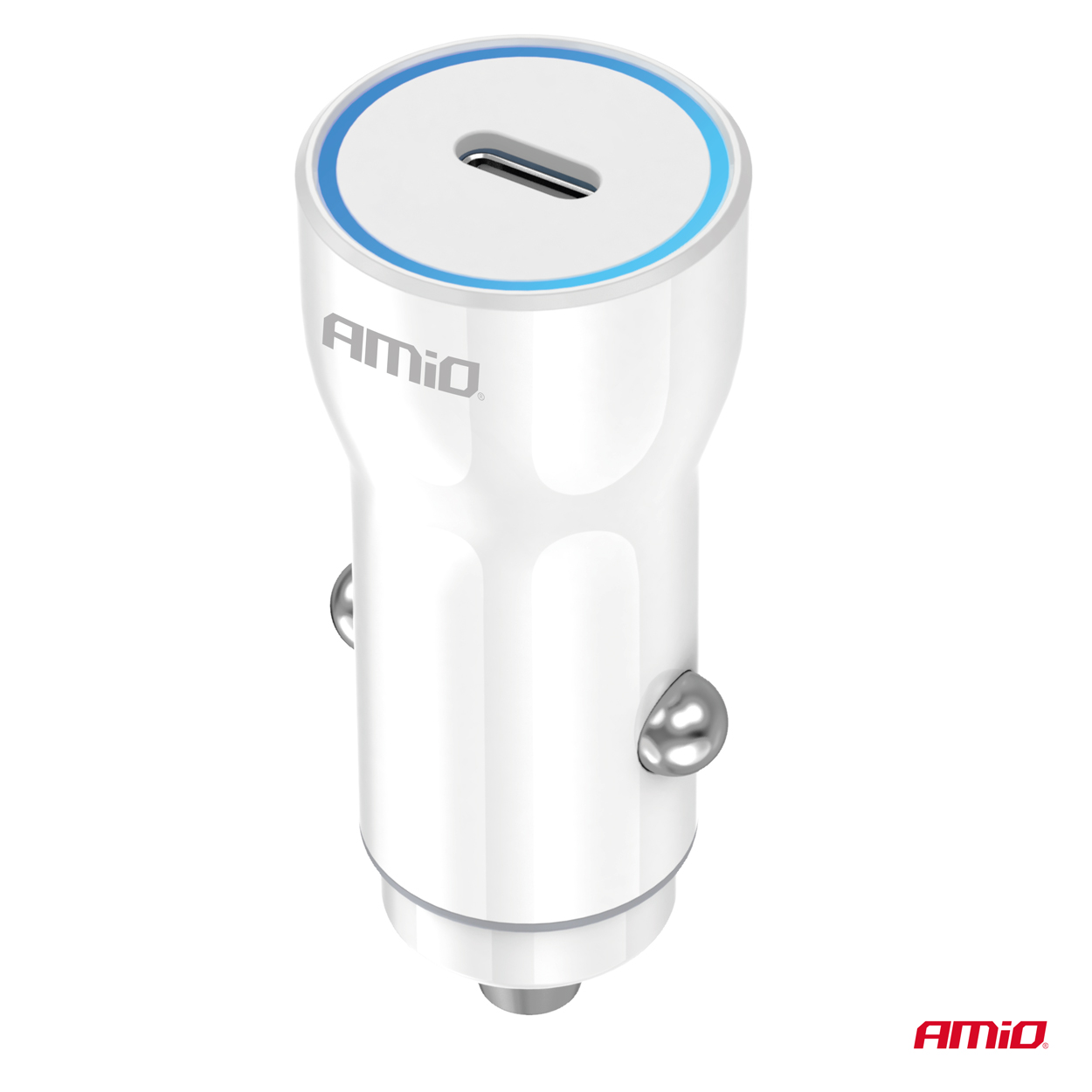 ΦΟΡΤΙΣΤΗΣ ΑΝΑΠΤΗΡΑ 12/24V ΜΕ 1 ΘΥΡΑ USB-C 20W 5V/3AQC ΤΑΧΕΙΑΣ ΦΟΡΤΙΣΗΣ ΛΕΥΚΟΣ AMIO - 1 Τεμ. ΦΟΡΤΙΣΤΗΣ ΑΝΑΠΤΗΡΑ 12/24V ΜΕ 1 ΘΥΡΑ USB-C 20W 5V/3AQC ΤΑΧΕΙΑΣ ΦΟΡΤΙΣΗΣ ΛΕΥΚΟΣ AMIO - 1 Τεμ.