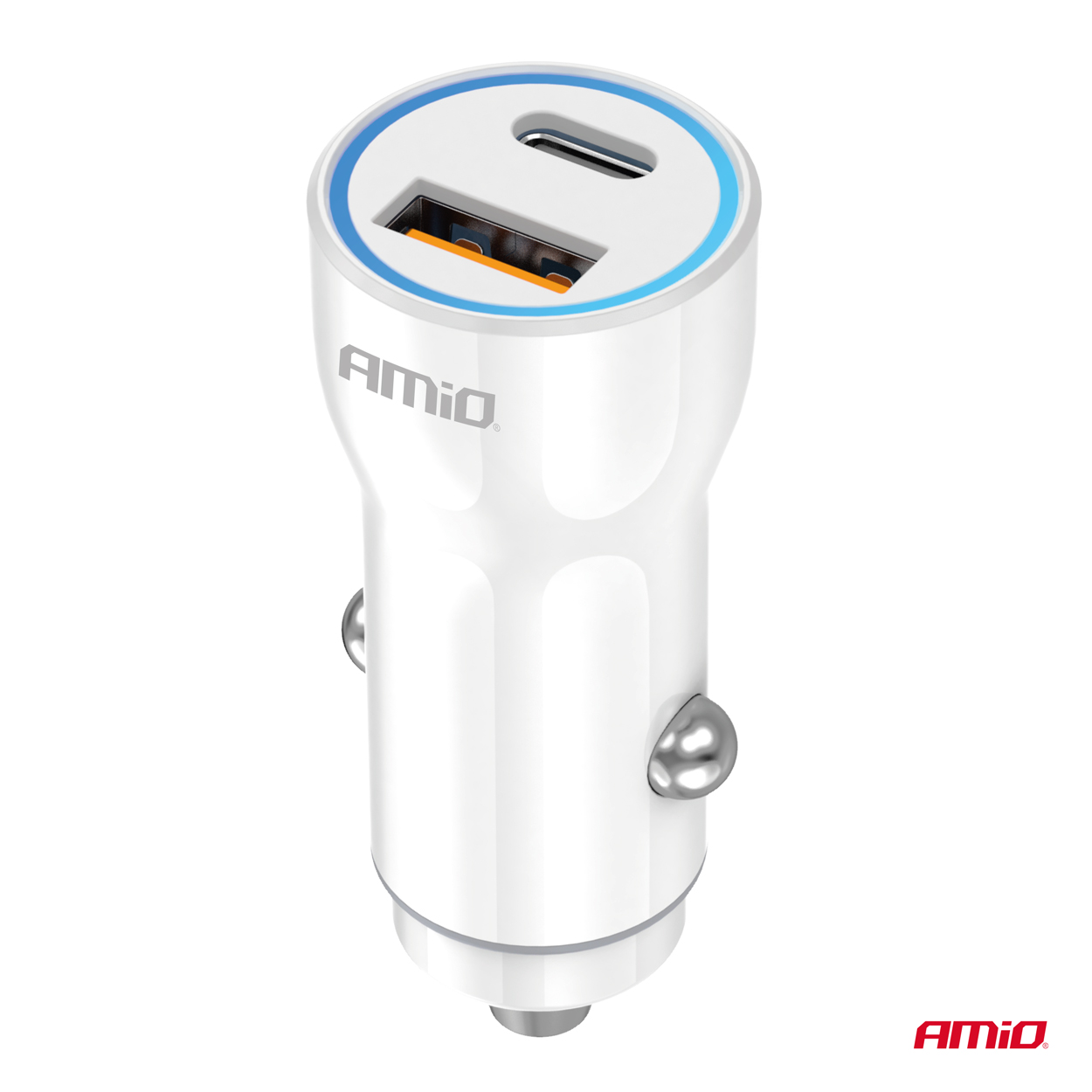 ΦΟΡΤΙΣΤΗΣ ΑΝΑΠΤΗΡΑ 12/24V ΜΕ 2 ΘΥΡΕΣ USB-C+USB 20W 5V/3AQC ΤΑΧΕΙΑΣ ΦΟΡΤΙΣΗΣ ΛΕΥΚΟAMIO - 1 Τεμ. ΦΟΡΤΙΣΤΗΣ ΑΝΑΠΤΗΡΑ 12/24V ΜΕ 2 ΘΥΡΕΣ USB-C+USB 20W 5V/3AQC ΤΑΧΕΙΑΣ ΦΟΡΤΙΣΗΣ ΛΕΥΚΟAMIO - 1 Τεμ.