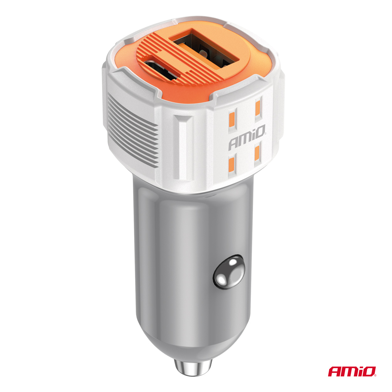 ΦΟΡΤΙΣΤΗΣ ΑΝΑΠΤΗΡΑ 12/24V ΜΕ 2 ΘΥΡΕΣ USB-C+USB 20W 5V/3AQC ΤΑΧΕΙΑΣ ΦΟΡΤΙΣΗΣ ΛΕΥΚΟΣ AMIO - 1 Τεμ. ΦΟΡΤΙΣΤΗΣ ΑΝΑΠΤΗΡΑ 12/24V ΜΕ 2 ΘΥΡΕΣ USB-C+USB 20W 5V/3AQC ΤΑΧΕΙΑΣ ΦΟΡΤΙΣΗΣ ΛΕΥΚΟΣ AMIO - 1 Τεμ.