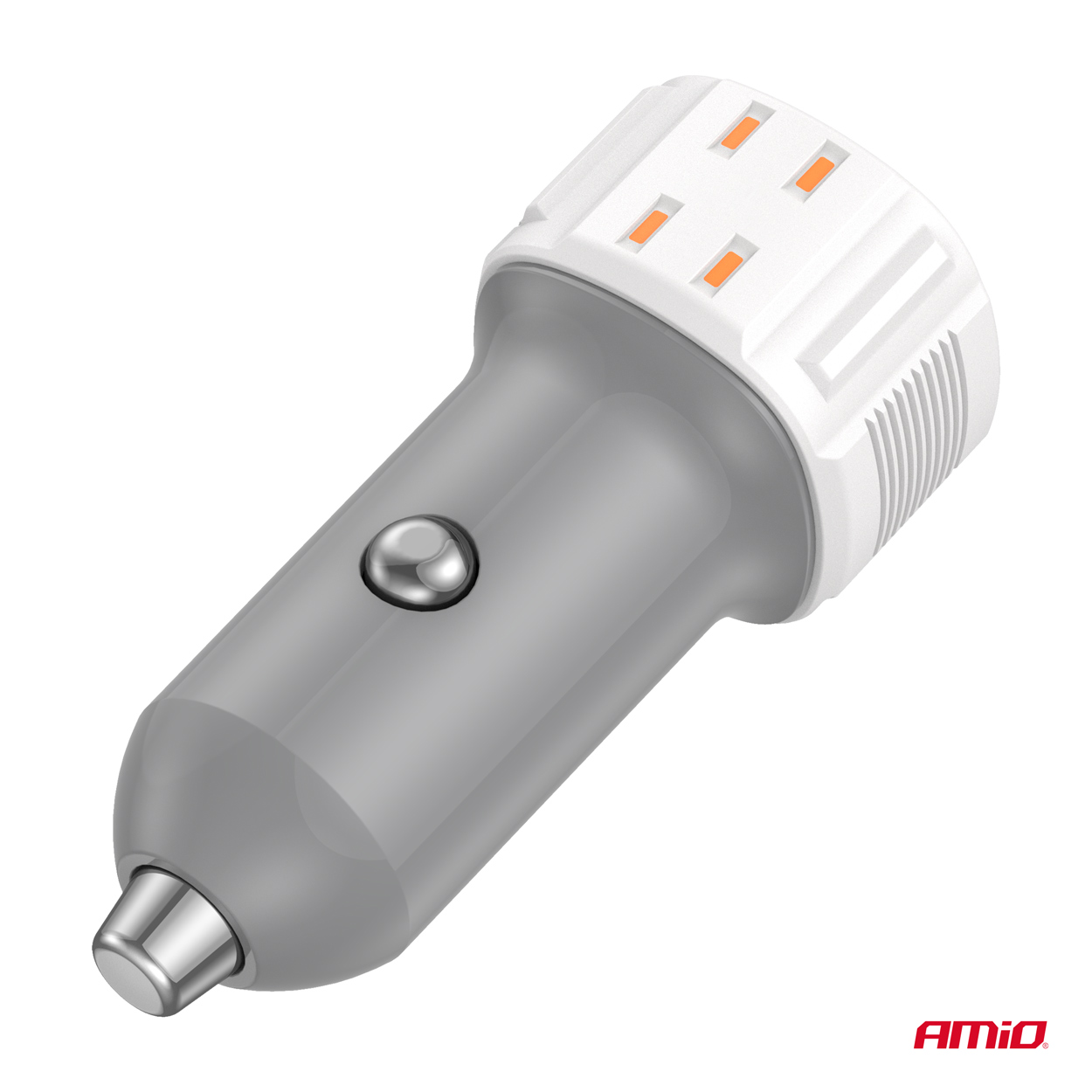 ΦΟΡΤΙΣΤΗΣ ΑΝΑΠΤΗΡΑ 12/24V ΜΕ 2 ΘΥΡΕΣ USB-C+USB 20W 5V/3AQC ΤΑΧΕΙΑΣ ΦΟΡΤΙΣΗΣ ΛΕΥΚΟΣ AMIO - 1 Τεμ. ΦΟΡΤΙΣΤΗΣ ΑΝΑΠΤΗΡΑ 12/24V ΜΕ 2 ΘΥΡΕΣ USB-C+USB 20W 5V/3AQC ΤΑΧΕΙΑΣ ΦΟΡΤΙΣΗΣ ΛΕΥΚΟΣ AMIO - 1 Τεμ.