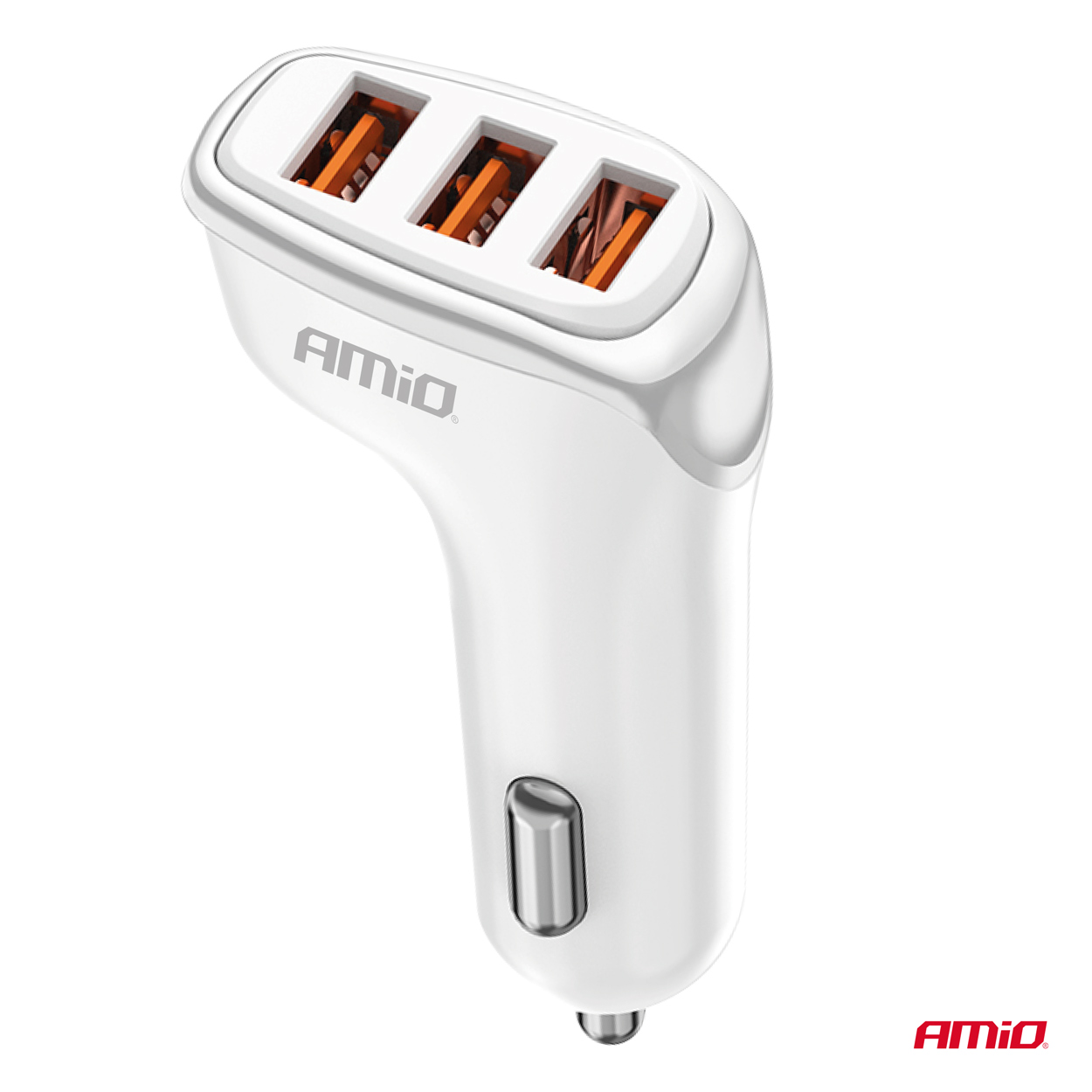 ΦΟΡΤΙΣΤΗΣ ΑΝΑΠΤΗΡΑ 12/24V ΜΕ 3 ΘΥΡΕΣ 3xUSB 15.5W 5V/3.1A ΛΕΥΚΟΣ AMIO - 1 Τεμ. ΦΟΡΤΙΣΤΗΣ ΑΝΑΠΤΗΡΑ 12/24V ΜΕ 3 ΘΥΡΕΣ 3xUSB 15.5W 5V/3.1A ΛΕΥΚΟΣ AMIO - 1 Τεμ.