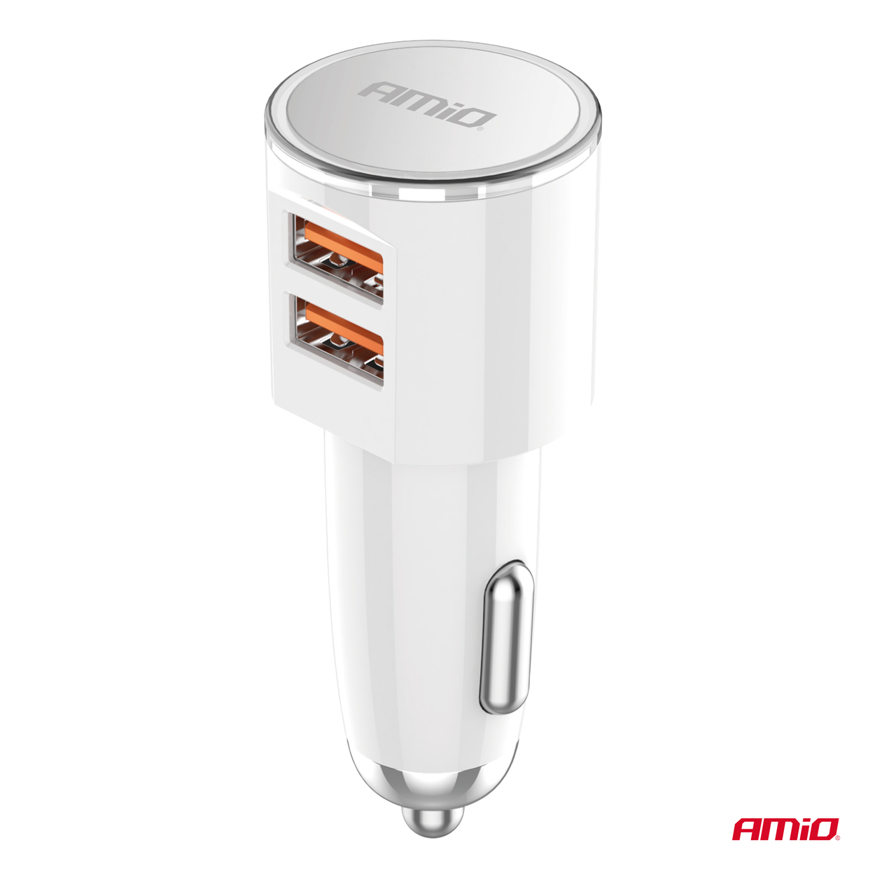 ΦΟΡΤΙΣΤΗΣ ΑΝΑΠΤΗΡΑ 12/24V ΜΕ 2 ΘΥΡΕΣ 2xUSB 17.5W 5V/3.4A ΛΕΥΚΟΣ ΑΜΙΟ - 1 ΤΕΜ. ΦΟΡΤΙΣΤΗΣ ΑΝΑΠΤΗΡΑ 12/24V ΜΕ 2 ΘΥΡΕΣ 2xUSB 17.5W 5V/3.4A ΛΕΥΚΟΣ ΑΜΙΟ - 1 ΤΕΜ.