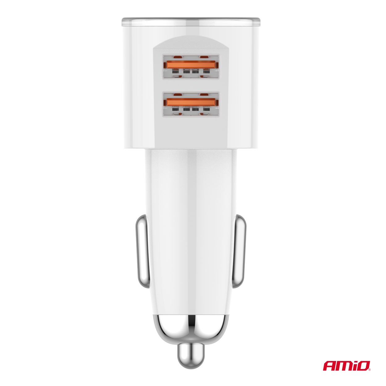 ΦΟΡΤΙΣΤΗΣ ΑΝΑΠΤΗΡΑ 12/24V ΜΕ 2 ΘΥΡΕΣ 2xUSB 17.5W 5V/3.4A ΛΕΥΚΟΣ ΑΜΙΟ - 1 ΤΕΜ. ΦΟΡΤΙΣΤΗΣ ΑΝΑΠΤΗΡΑ 12/24V ΜΕ 2 ΘΥΡΕΣ 2xUSB 17.5W 5V/3.4A ΛΕΥΚΟΣ ΑΜΙΟ - 1 ΤΕΜ.