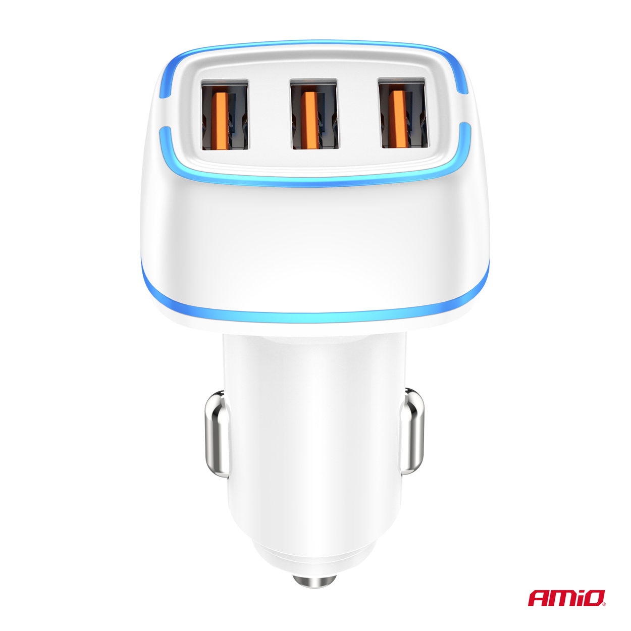 ΦΟΡΤΙΣΤΗΣ ΑΝΑΠΤΗΡΑ 12/24V ΜΕ 3 ΘΥΡΕΣ 3xUSB 30W 5V/3.0A ΛΕΥΚΟΣ 1 ΑΜΙΟ - 1 ΤΕΜ. ΦΟΡΤΙΣΤΗΣ ΑΝΑΠΤΗΡΑ 12/24V ΜΕ 3 ΘΥΡΕΣ 3xUSB 30W 5V/3.0A ΛΕΥΚΟΣ 1 ΑΜΙΟ - 1 ΤΕΜ.