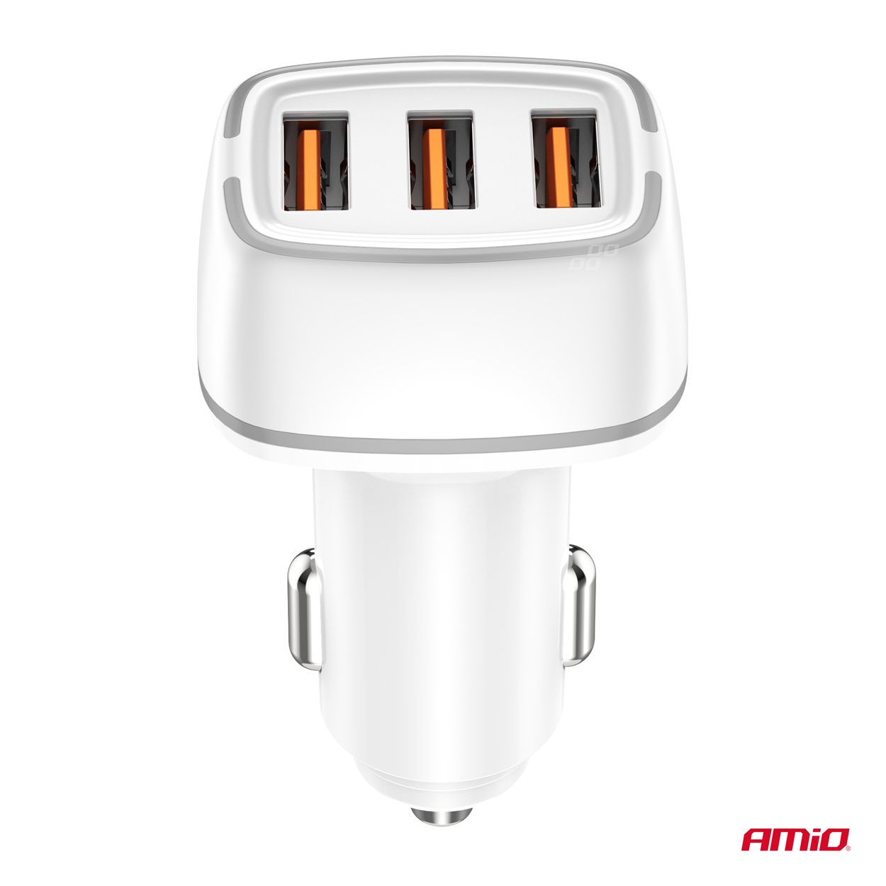 ΦΟΡΤΙΣΤΗΣ ΑΝΑΠΤΗΡΑ 12/24V ΜΕ 3 ΘΥΡΕΣ USB-C+2xUSB 32W 5V/3AQC ΤΑΧΕΙΑΣ ΦΟΡΤΙΣΗΣ ΛΕΥΚΟΣ ΑΜΙΟ - 1 ΤΕΜ. ΦΟΡΤΙΣΤΗΣ ΑΝΑΠΤΗΡΑ 12/24V ΜΕ 3 ΘΥΡΕΣ USB-C+2xUSB 32W 5V/3AQC ΤΑΧΕΙΑΣ ΦΟΡΤΙΣΗΣ ΛΕΥΚΟΣ ΑΜΙΟ - 1 ΤΕΜ.