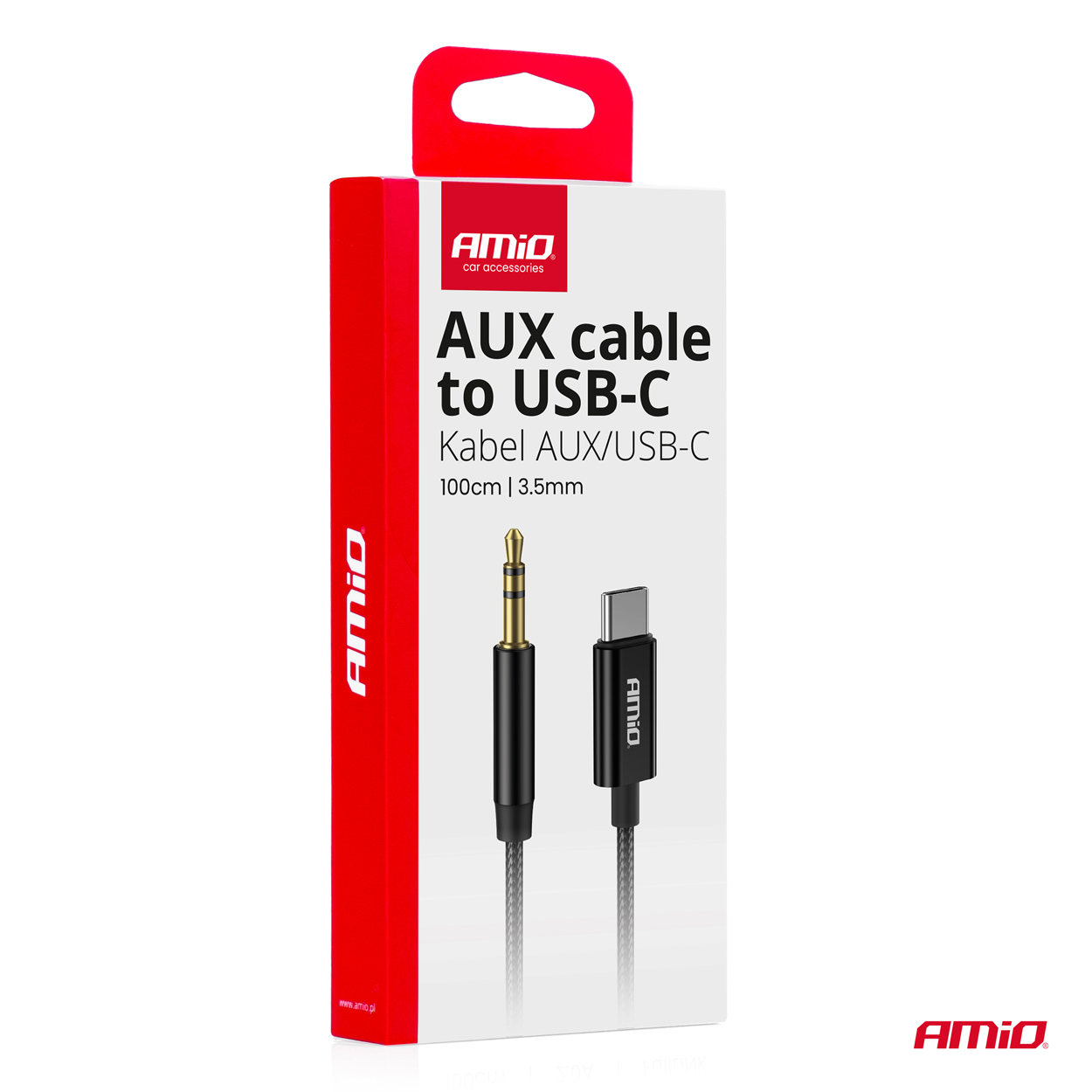 ΚΑΛΩΔΙΟ ΣΥΝΔΕΣΗΣ ΑΝΤΑΠΤΟΡΑΣ ΑΠΟ USB-C ΣΕ AUX MINI JACK 3.5mm 1m AMIO - 1 Τεμ. ΚΑΛΩΔΙΟ ΣΥΝΔΕΣΗΣ ΑΝΤΑΠΤΟΡΑΣ ΑΠΟ USB-C ΣΕ AUX MINI JACK 3.5mm 1m AMIO - 1 Τεμ.
