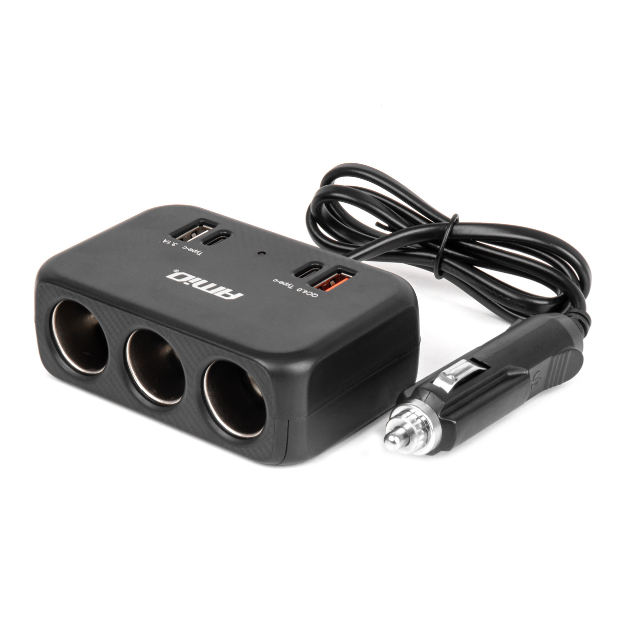 ΑΝΤΑΠΤΟΡΑΣ ΑΝΑΠΤΗΡΑ 12/24V 120W ΜΑΥΡΟΣ/3 ΘΕΣΕΙΣ/1xUSB-A+1xUSB-C QC 4.0 ΤΑΧΕΙΑΣ ΦΟΡΤΙΣΗΣ/ΚΑΛΩΔΙΟ 80cm AMIO - 1 Τεμ. ΑΝΤΑΠΤΟΡΑΣ ΑΝΑΠΤΗΡΑ 12/24V 120W ΜΑΥΡΟΣ/3 ΘΕΣΕΙΣ/1xUSB-A+1xUSB-C QC 4.0 ΤΑΧΕΙΑΣ ΦΟΡΤΙΣΗΣ/ΚΑΛΩΔΙΟ 80cm AMIO - 1 Τεμ.