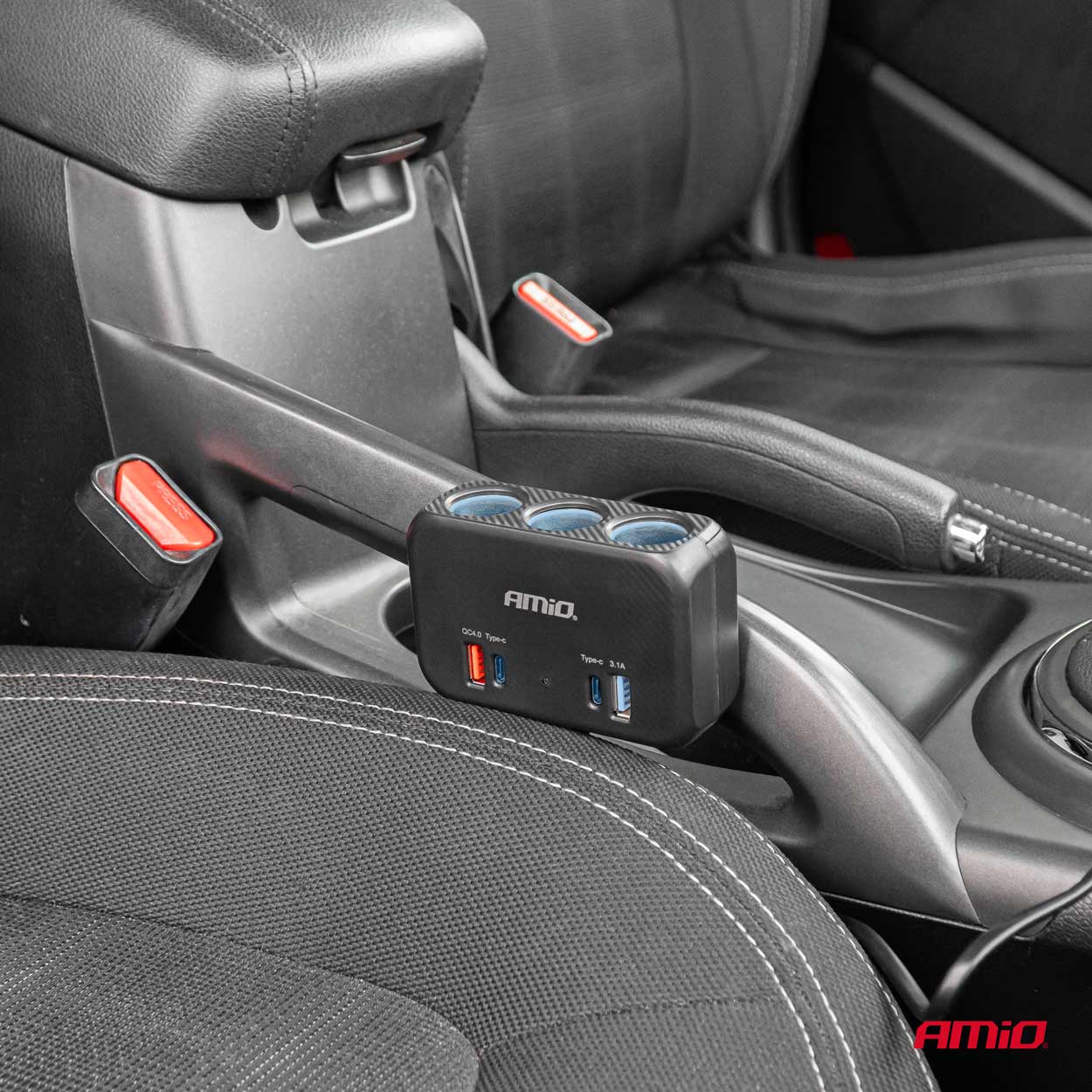 ΑΝΤΑΠΤΟΡΑΣ ΑΝΑΠΤΗΡΑ 12/24V 120W ΜΑΥΡΟΣ/3 ΘΕΣΕΙΣ/1xUSB-A+1xUSB-C QC 4.0 ΤΑΧΕΙΑΣ ΦΟΡΤΙΣΗΣ/ΚΑΛΩΔΙΟ 80cm AMIO - 1 Τεμ. ΑΝΤΑΠΤΟΡΑΣ ΑΝΑΠΤΗΡΑ 12/24V 120W ΜΑΥΡΟΣ/3 ΘΕΣΕΙΣ/1xUSB-A+1xUSB-C QC 4.0 ΤΑΧΕΙΑΣ ΦΟΡΤΙΣΗΣ/ΚΑΛΩΔΙΟ 80cm AMIO - 1 Τεμ.