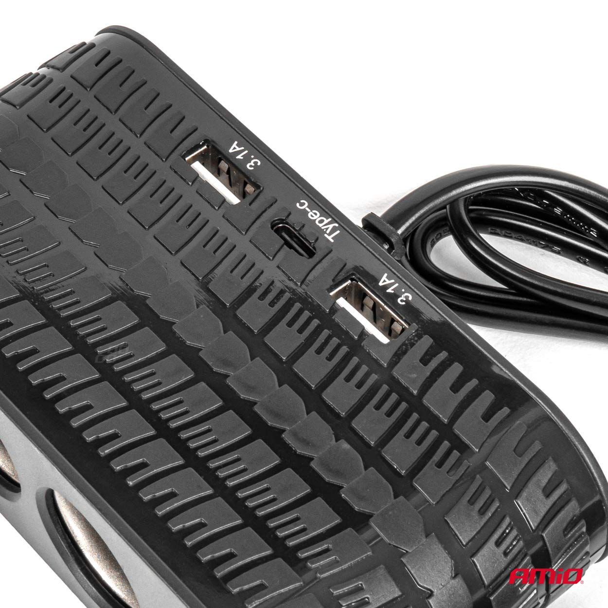 ΑΝΤΑΠΤΟΡΑΣ ΑΝΑΠΤΗΡΑ 12/24V 120W ΜΑΥΡΟΣ - 4 ΘΕΣΕΙΣ - 2xUSB-A + 1xUSB-C - ΚΑΛΩΔΙΟ 80cm AMIO - 1 Τεμ. ΑΝΤΑΠΤΟΡΑΣ ΑΝΑΠΤΗΡΑ 12/24V 120W ΜΑΥΡΟΣ - 4 ΘΕΣΕΙΣ - 2xUSB-A + 1xUSB-C - ΚΑΛΩΔΙΟ 80cm AMIO - 1 Τεμ.
