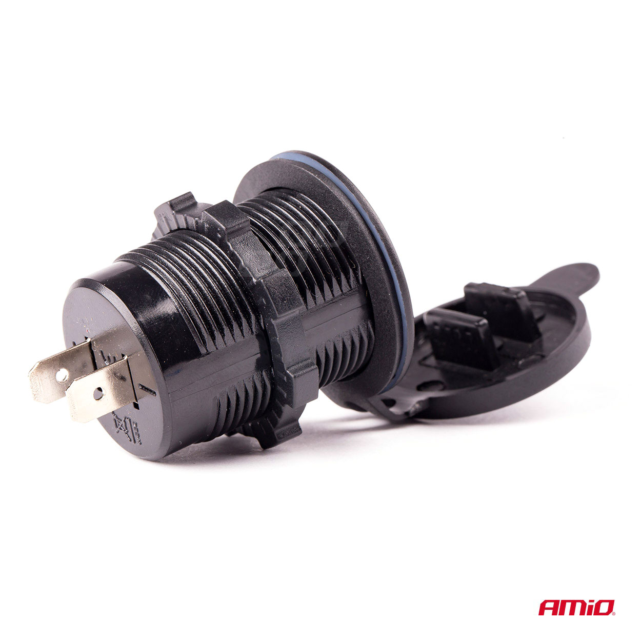 ΠΡΙΖΑ ΜΕ 2 ΘΥΡΕΣ USB 12/24V 3.0A Φ37mmX51mm QUICK CHARGE MOD-05 ΠΡΙΖΑ ΜΕ 2 ΘΥΡΕΣ USB 12/24V 3.0A Φ37mmX51mm QUICK CHARGE MOD-05