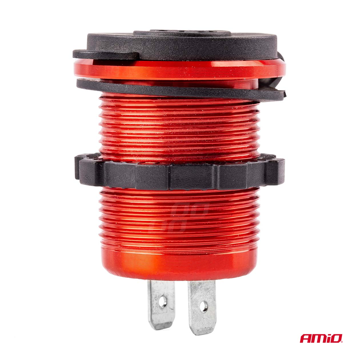 ΠΡΙΖΑ ΜΕ 2 ΘΥΡΕΣ USB ΚΑΙ ΚΑΠΑΚΙ ΚΟΚΚΙΝΗ/ΜΑΥΡΗ 12/24V 5V 3.1A MOD-10 AMIO ΠΡΙΖΑ ΜΕ 2 ΘΥΡΕΣ USB ΚΑΙ ΚΑΠΑΚΙ ΚΟΚΚΙΝΗ/ΜΑΥΡΗ 12/24V 5V 3.1A MOD-10 AMIO