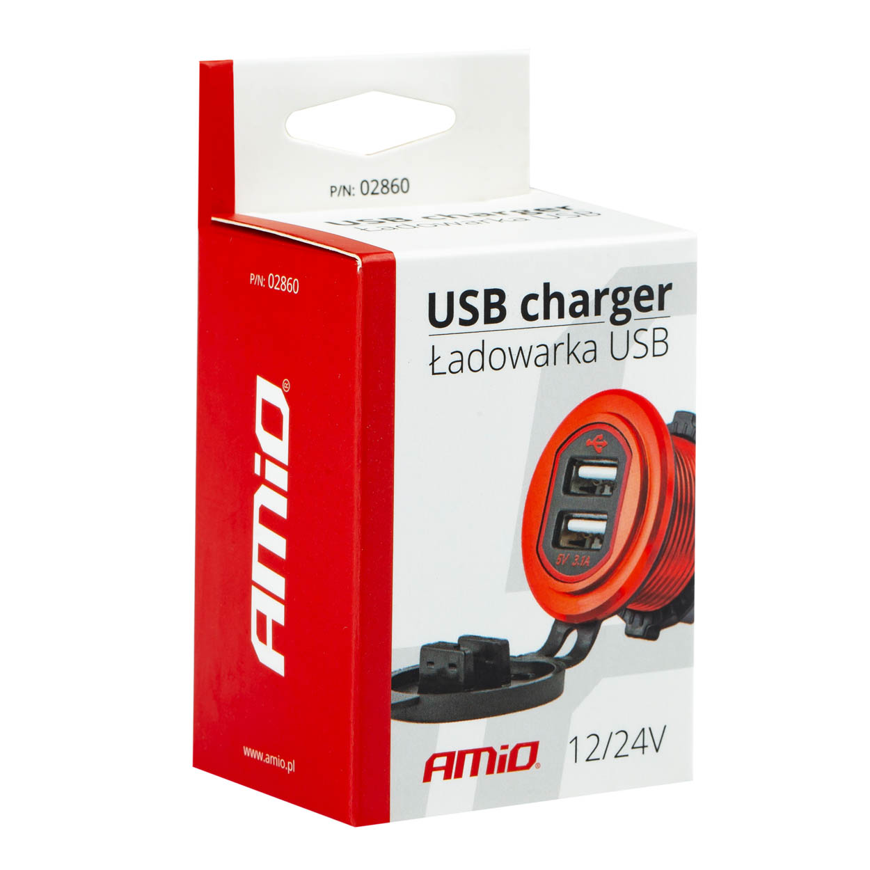 ΠΡΙΖΑ ΜΕ 2 ΘΥΡΕΣ USB ΚΑΙ ΚΑΠΑΚΙ ΚΟΚΚΙΝΗ/ΜΑΥΡΗ 12/24V 5V 3.1A MOD-10 AMIO ΠΡΙΖΑ ΜΕ 2 ΘΥΡΕΣ USB ΚΑΙ ΚΑΠΑΚΙ ΚΟΚΚΙΝΗ/ΜΑΥΡΗ 12/24V 5V 3.1A MOD-10 AMIO