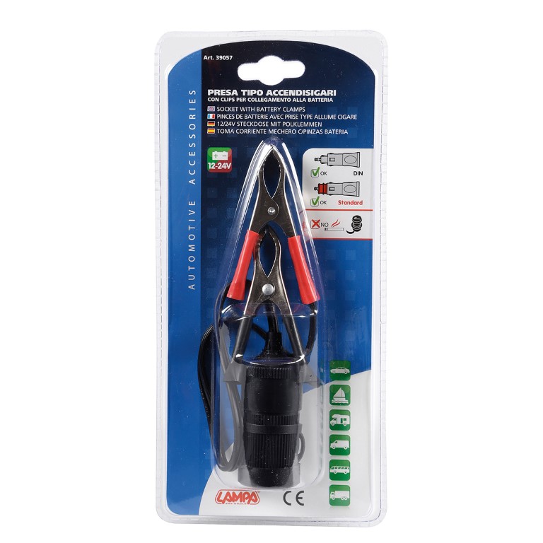 Lampa ΚΡΟΚΟΔΕΙΛΑΚΙΑ ΜΠΑΤΑΡΙΑΣ 12V/24V Lampa ΚΡΟΚΟΔΕΙΛΑΚΙΑ ΜΠΑΤΑΡΙΑΣ 12V/24V