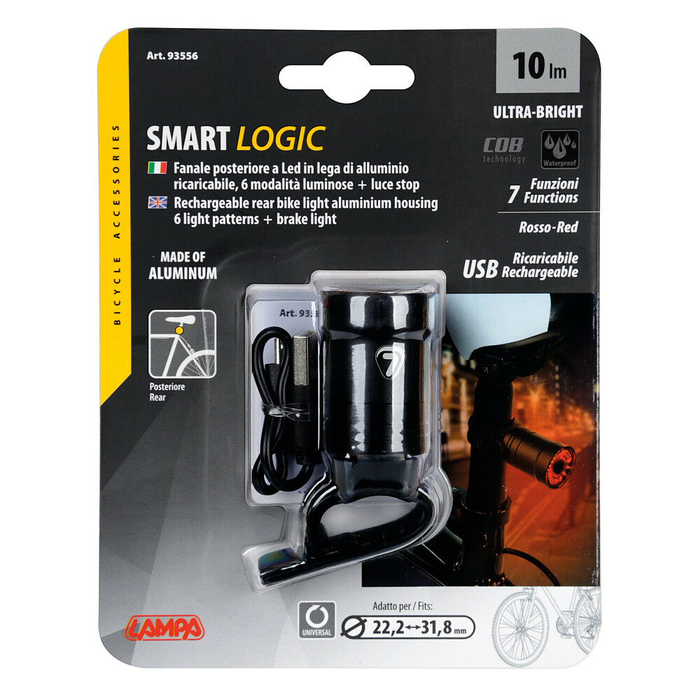 ΦΩΣ ΠΟΔΗΛΑΤΟΥ ΠΙΣΩ SMART-LOGIC ΚΟΚΚΙΝΟ ΦΩΣ COB-LED 10lm ΦΟΡΤΙΣΗ ΜΕ USB ΦΩΣ ΠΟΔΗΛΑΤΟΥ ΠΙΣΩ SMART-LOGIC ΚΟΚΚΙΝΟ ΦΩΣ COB-LED 10lm ΦΟΡΤΙΣΗ ΜΕ USB