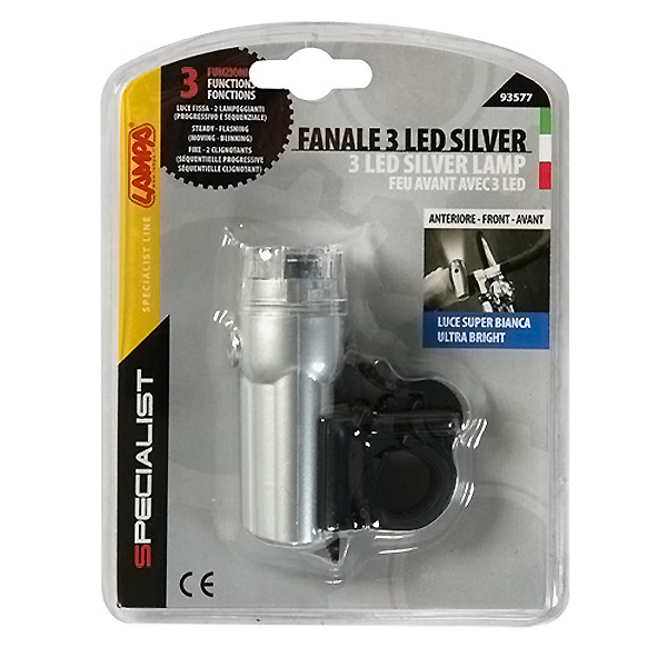 Lampa ΦΑΝΑΡΙ ΠΟΔΗΛΑΤΟΥ EΜΠΡΟΣ (3 LED) Lampa ΦΑΝΑΡΙ ΠΟΔΗΛΑΤΟΥ EΜΠΡΟΣ (3 LED)