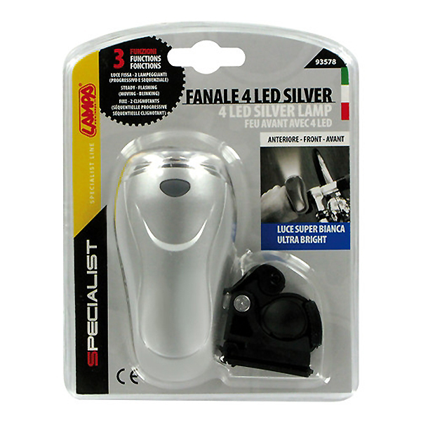 Lampa ΦΑΝΑΡΙ ΠΟΔΗΛΑΤΟΥ ΕΜΠΡΟΣ (4 LED) Lampa ΦΑΝΑΡΙ ΠΟΔΗΛΑΤΟΥ ΕΜΠΡΟΣ (4 LED)