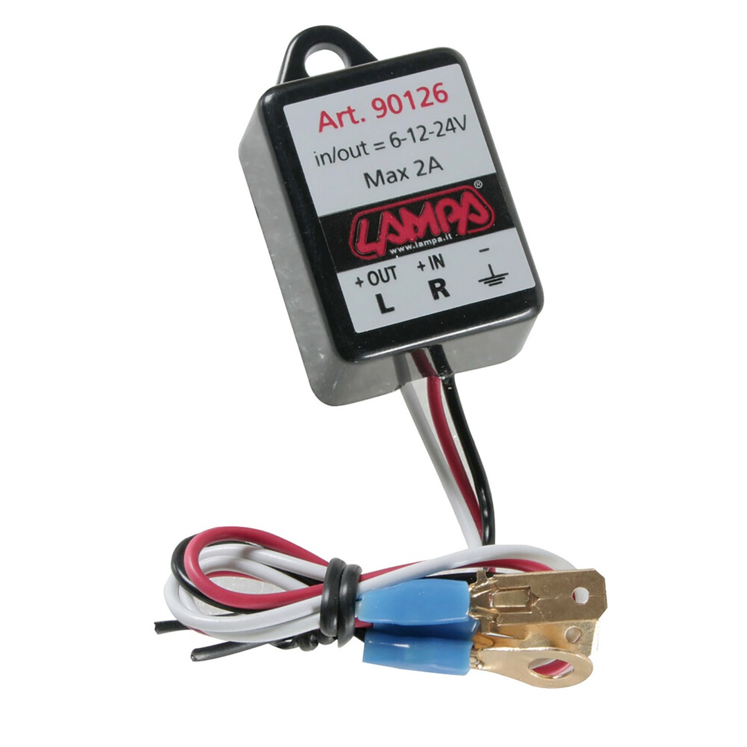 Lampa FLASHER ΗΛΕΚΤΡΟΝΙΚΟ ΓΙΑ LED 6-12-24 V max 2A (ΦΛΑΣΙΕΡΑ) Lampa FLASHER ΗΛΕΚΤΡΟΝΙΚΟ ΓΙΑ LED 6-12-24 V max 2A (ΦΛΑΣΙΕΡΑ)
