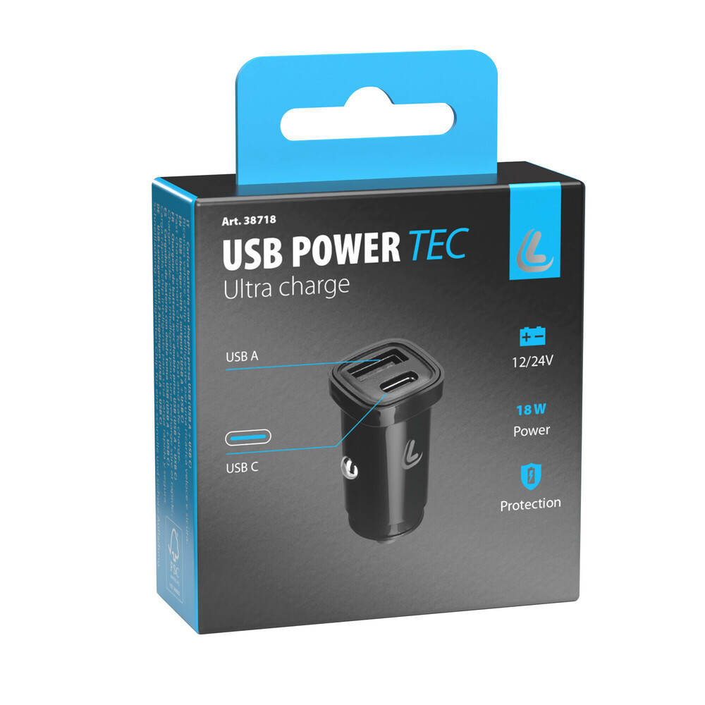 ΦΟΡΤΙΣΤΗΣ ΑΝΑΠΤΗΡΑ ΜΕ 2 ΘΥΡΕΣ USB TYPE A+ TYPE C 12/24V 18W ULTRA FAST CHARGER ΦΟΡΤΙΣΤΗΣ ΑΝΑΠΤΗΡΑ ΜΕ 2 ΘΥΡΕΣ USB TYPE A+ TYPE C 12/24V 18W ULTRA FAST CHARGER