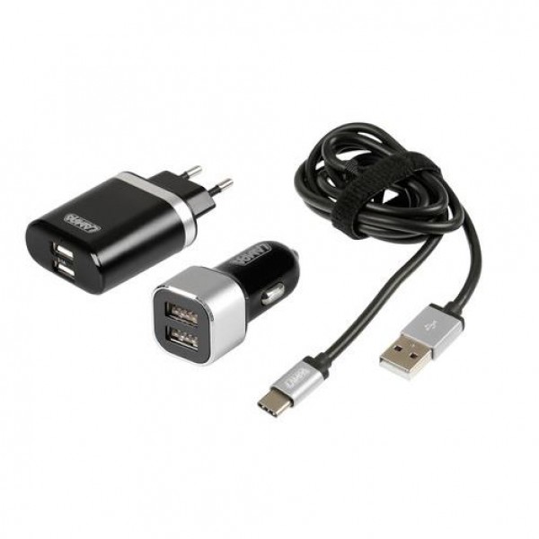 Lampa ΚΑΛΩΔΙΟ ΦΟΡΤΙΣΗΣ SILVER LINE USB TYPE C -100 cm (ΔΙΠΛΟΣ ΑΝΤΑΠΤΟΡΑΣ ΑΝΑΠΤΗΡΑ 12/24V & ΠΡΙΖΑ 220 V) Lampa ΚΑΛΩΔΙΟ ΦΟΡΤΙΣΗΣ SILVER LINE USB TYPE C -100 cm (ΔΙΠΛΟΣ ΑΝΤΑΠΤΟΡΑΣ ΑΝΑΠΤΗΡΑ 12/24V & ΠΡΙΖΑ 220 V)