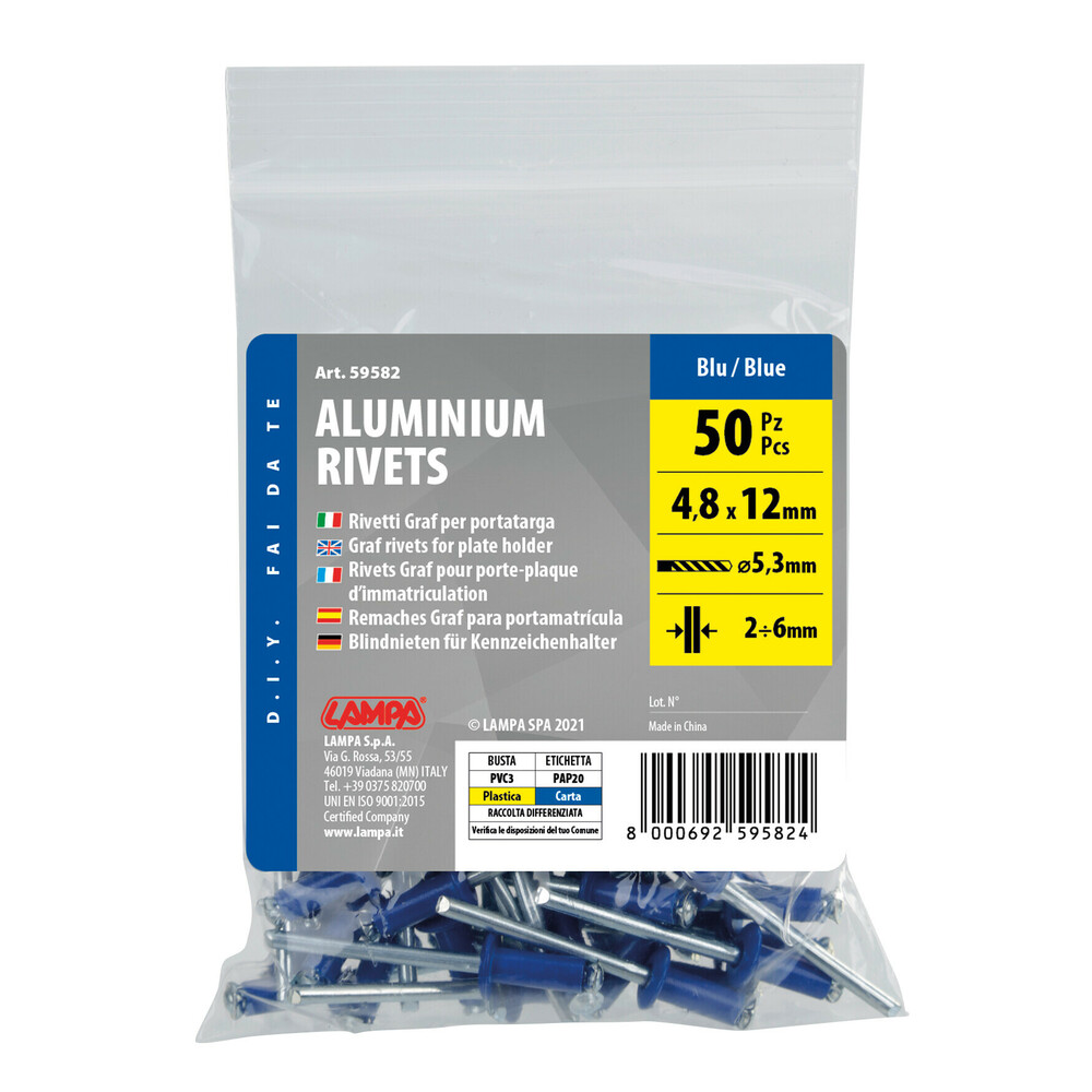 ΠΡΙΤΣΙΝΙΑ ΑΛΟΥΜΙΝΙΟΥ 4,8x12mm (ΒΑΘΟΣ ΤΡΥΠΑΣ 2-6mm/ ΕΣΩΤΕΡΙΚΗ ΔΙΑΜΕΤΡΟ 5,3mm) ΜΠΛΕ 50ΤΕΜ ΠΡΙΤΣΙΝΙΑ ΑΛΟΥΜΙΝΙΟΥ 4,8x12mm (ΒΑΘΟΣ ΤΡΥΠΑΣ 2-6mm/ ΕΣΩΤΕΡΙΚΗ ΔΙΑΜΕΤΡΟ 5,3mm) ΜΠΛΕ 50ΤΕΜ