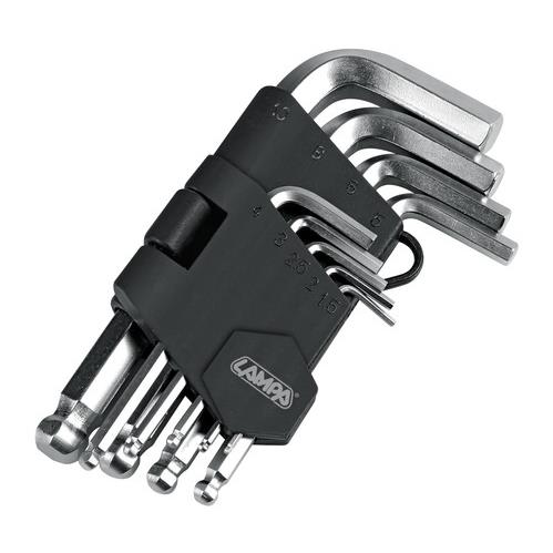 Lampa ΑΛΕΝ ΕΞΑΓΩΝΑ 9ΤΕΜΑΧΙΩΝ (1,5-2-2,5-3-4-5-6-8-10mm) Lampa ΑΛΕΝ ΕΞΑΓΩΝΑ 9ΤΕΜΑΧΙΩΝ (1,5-2-2,5-3-4-5-6-8-10mm)