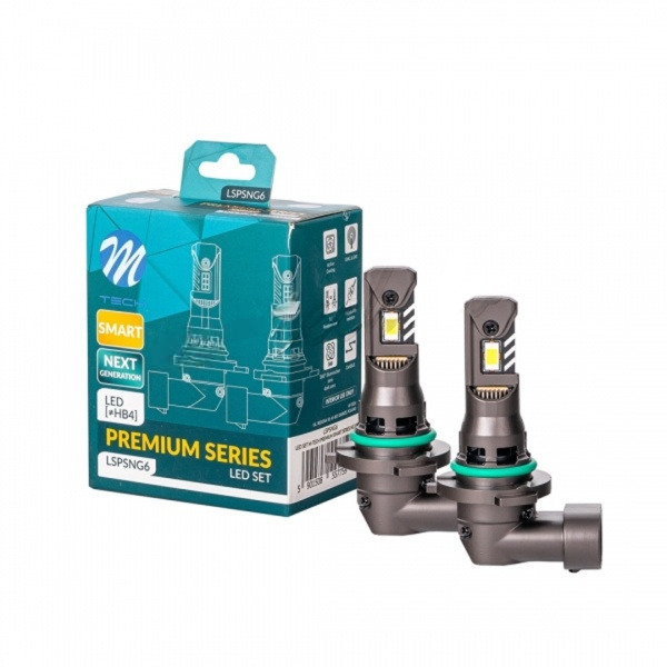 M-tech Λάμπες Led HB4 12V 6.000K 35W 4.000lm Led Canbus CSP3570 Premium Smart Series - 2 Τεμ (LSPSNG6/MT) M-tech Λάμπες Led HB4 12V 6.000K 35W 4.000lm Led Canbus CSP3570 Premium Smart Series - 2 Τεμ (LSPSNG6/MT)