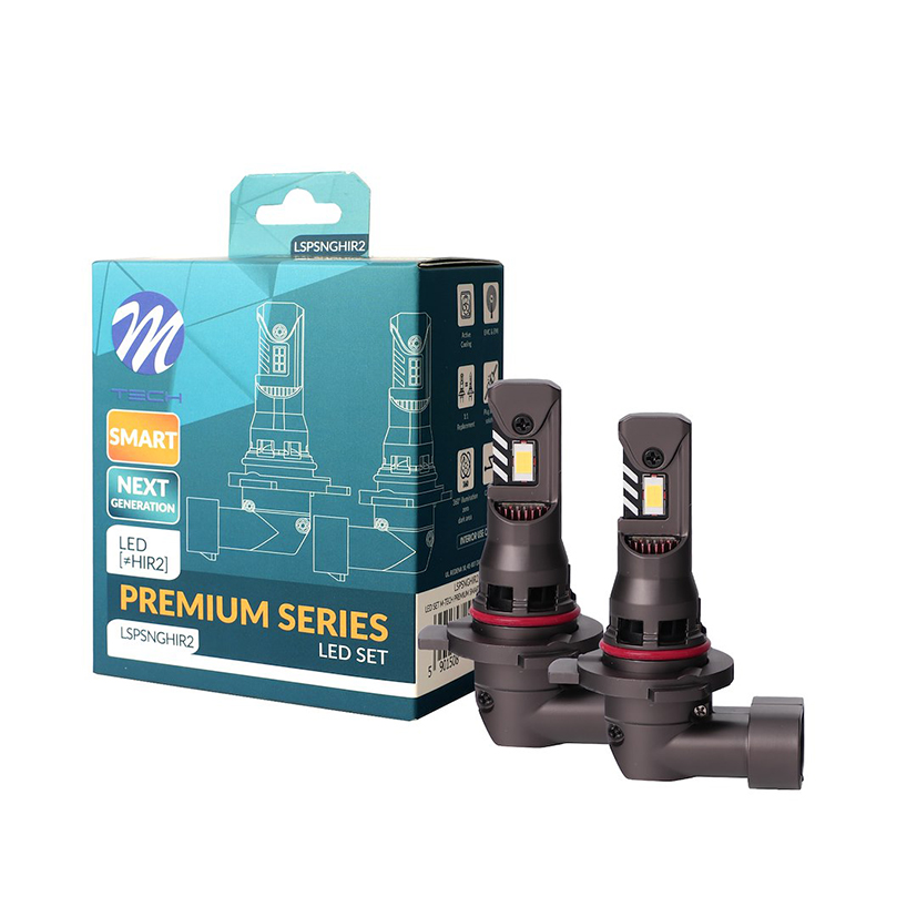 M-Tech - Λάμπες LED H15 τύπου Premium Smart Series με Canbus και CSP3570, τάση λειτουργίας 12V, ισχύ έως 35W, φωτεινότητα έως 5000lm και χρώμα 6000K, για φανάρια με προτζέκτορα - 2 τεμ. (LSPSNGHIR2/MT) M-Tech - Λάμπες LED H15 τύπου Premium Smart Series με Canbus και CSP3570, τάση λειτουργίας 12V, ισχύ έως 35W, φωτεινότητα έως 5000lm και χρώμα 6000K, για φανάρια με προτζέκτορα - 2 τεμ. (LSPSNGHIR2/MT)