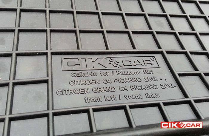 Cik CITROEN C4 PICASSO 5D 2014+ Πατάκια Μαρκέ Λάστιχο Cik CITROEN C4 PICASSO 5D 2014+ Πατάκια Μαρκέ Λάστιχο