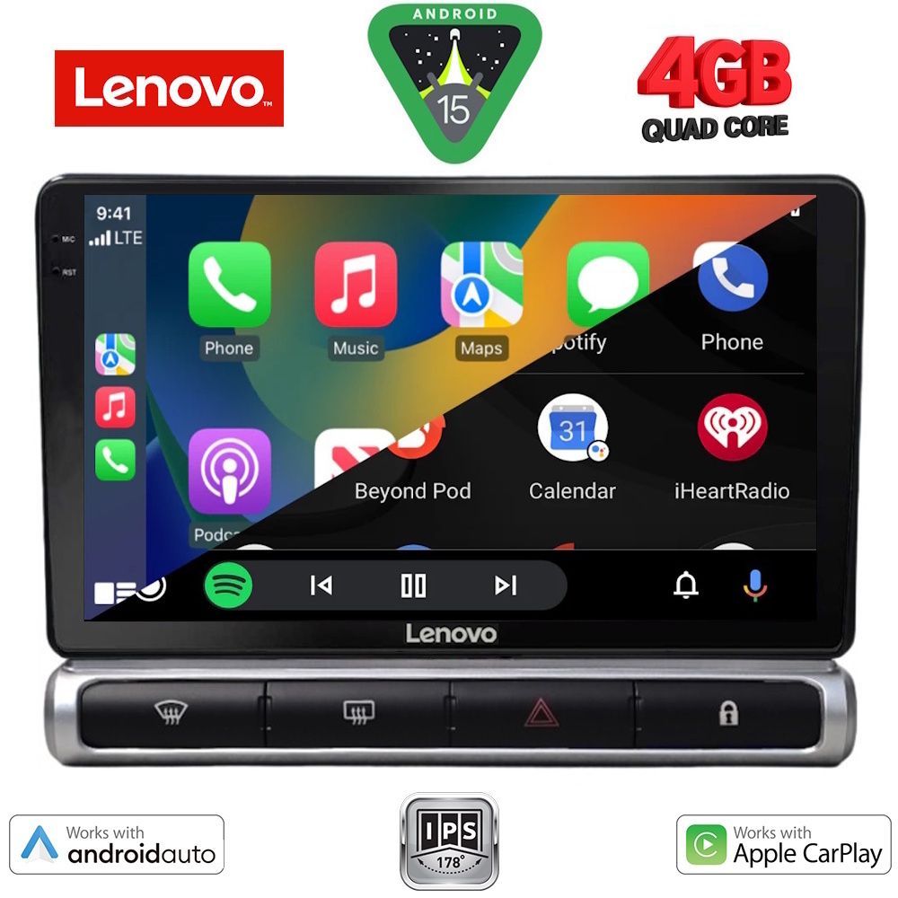 LENOVO LVE 8093H_CPAA (9inc) MULTIMEDIA TABLET for CITROEN C3 - DS3 mod. 2016-2024 High Version LENOVO LVE 8093H_CPAA (9inc) MULTIMEDIA TABLET for CITROEN C3 - DS3 mod. 2016-2024 High Version