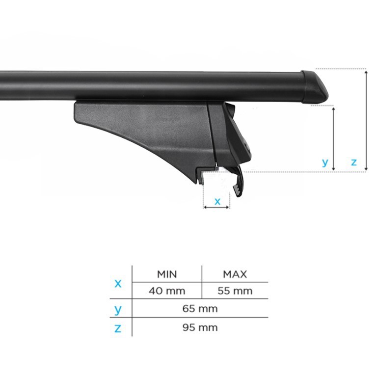 MENABO ΜΠΑΡΕΣ ΟΡΟΦΗΣ ΑΛΟΥΜΙΝΙΟΥ TIGER BLACK 118.5 cm ΣΕ ΜΑΥΡΟ ΧΡΩΜΑ ΓΙΑ Skoda Kamiq 5 doors 2019> ΜΕ FLUSH ή RAISED RAILS - 2 ΤΕΜ. (8590/MB) MENABO ΜΠΑΡΕΣ ΟΡΟΦΗΣ ΑΛΟΥΜΙΝΙΟΥ TIGER BLACK 118.5 cm ΣΕ ΜΑΥΡΟ ΧΡΩΜΑ ΓΙΑ Skoda Kamiq 5 doors 2019> ΜΕ FLUSH ή RAISED RAILS - 2 ΤΕΜ. (8590/MB)