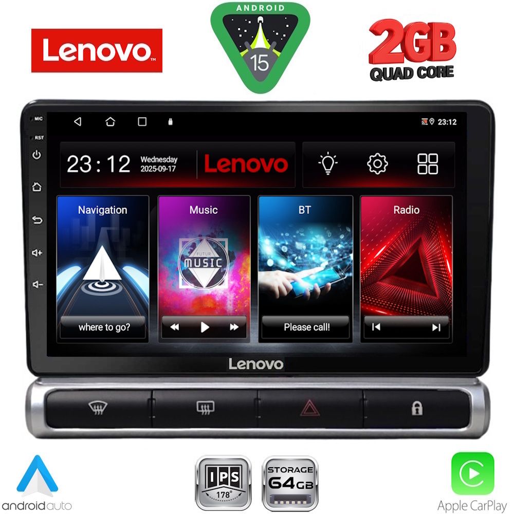 LENOVO LVD 2093H_CPA (9inc) MULTIMEDIA TABLET for CITROEN C3 - DS3 mod. 2016> High Version LENOVO LVD 2093H_CPA (9inc) MULTIMEDIA TABLET for CITROEN C3 - DS3 mod. 2016> High Version
