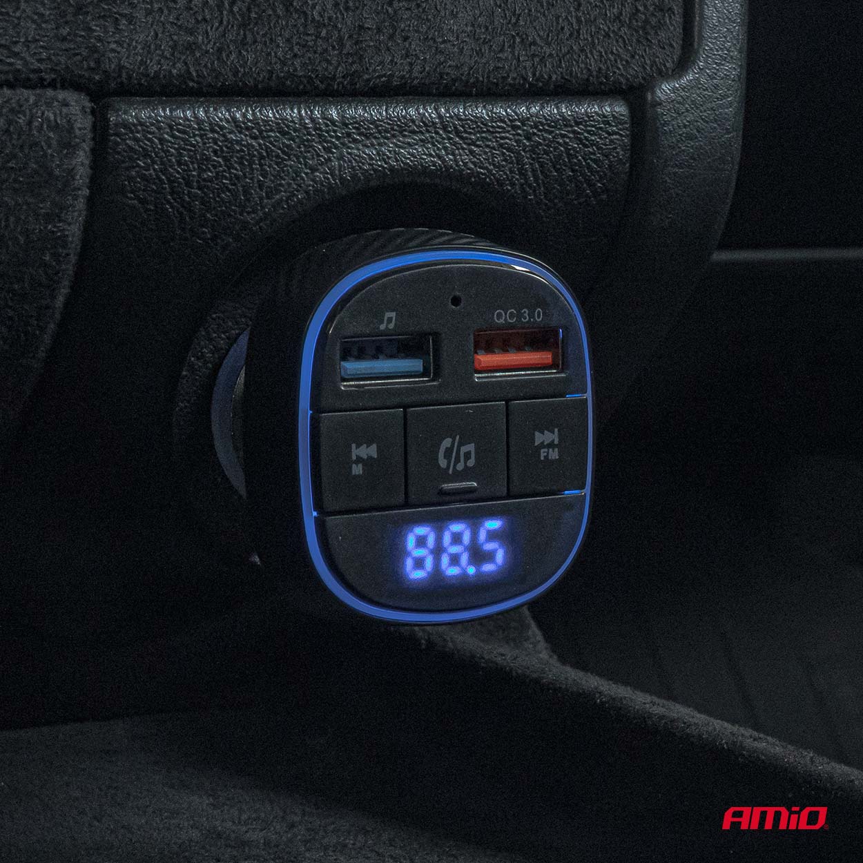 Amio - FM Transmitter Αναπτήρα τύπου FMT01 τάση λειτουργίας για Επιβατικά Αυτοκίνητα και Φορτηγά με 2xUSB Type-A για Επιβατικά Αυτοκίνητα και Φορτηγά - 1 τεμ. (04648/AM) Amio - FM Transmitter Αναπτήρα τύπου FMT01 τάση λειτουργίας για Επιβατικά Αυτοκίνητα και Φορτηγά με 2xUSB Type-A για Επιβατικά Αυτοκίνητα και Φορτηγά - 1 τεμ. (04648/AM)