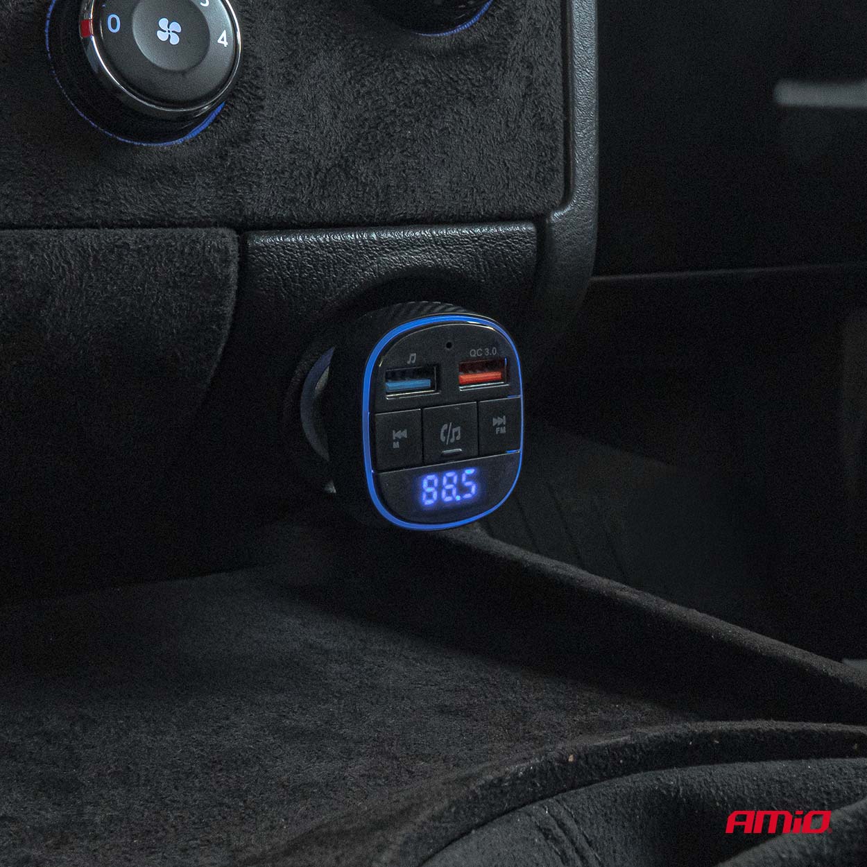 Amio - FM Transmitter Αναπτήρα τύπου FMT01 τάση λειτουργίας για Επιβατικά Αυτοκίνητα και Φορτηγά με 2xUSB Type-A για Επιβατικά Αυτοκίνητα και Φορτηγά - 1 τεμ. (04648/AM) Amio - FM Transmitter Αναπτήρα τύπου FMT01 τάση λειτουργίας για Επιβατικά Αυτοκίνητα και Φορτηγά με 2xUSB Type-A για Επιβατικά Αυτοκίνητα και Φορτηγά - 1 τεμ. (04648/AM)