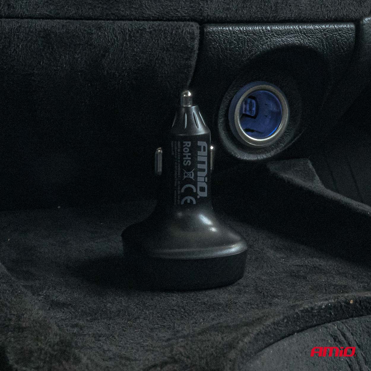 Amio - FM Transmitter Αναπτήρα τύπου FMT01 τάση λειτουργίας για Επιβατικά Αυτοκίνητα και Φορτηγά με 2xUSB Type-A για Επιβατικά Αυτοκίνητα και Φορτηγά - 1 τεμ. (04648/AM) Amio - FM Transmitter Αναπτήρα τύπου FMT01 τάση λειτουργίας για Επιβατικά Αυτοκίνητα και Φορτηγά με 2xUSB Type-A για Επιβατικά Αυτοκίνητα και Φορτηγά - 1 τεμ. (04648/AM)