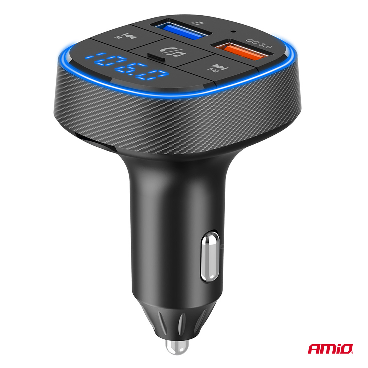 Amio - FM Transmitter Αναπτήρα τύπου FMT01 τάση λειτουργίας για Επιβατικά Αυτοκίνητα και Φορτηγά με 2xUSB Type-A για Επιβατικά Αυτοκίνητα και Φορτηγά - 1 τεμ. (04648/AM) Amio - FM Transmitter Αναπτήρα τύπου FMT01 τάση λειτουργίας για Επιβατικά Αυτοκίνητα και Φορτηγά με 2xUSB Type-A για Επιβατικά Αυτοκίνητα και Φορτηγά - 1 τεμ. (04648/AM)