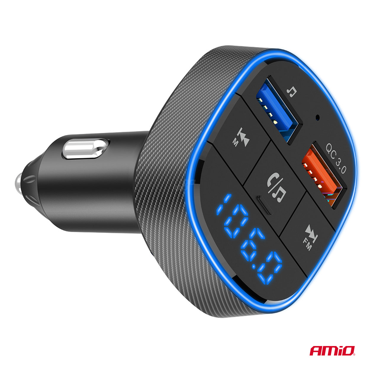 Amio - FM Transmitter Αναπτήρα τύπου FMT01 τάση λειτουργίας για Επιβατικά Αυτοκίνητα και Φορτηγά με 2xUSB Type-A για Επιβατικά Αυτοκίνητα και Φορτηγά - 1 τεμ. (04648/AM) Amio - FM Transmitter Αναπτήρα τύπου FMT01 τάση λειτουργίας για Επιβατικά Αυτοκίνητα και Φορτηγά με 2xUSB Type-A για Επιβατικά Αυτοκίνητα και Φορτηγά - 1 τεμ. (04648/AM)