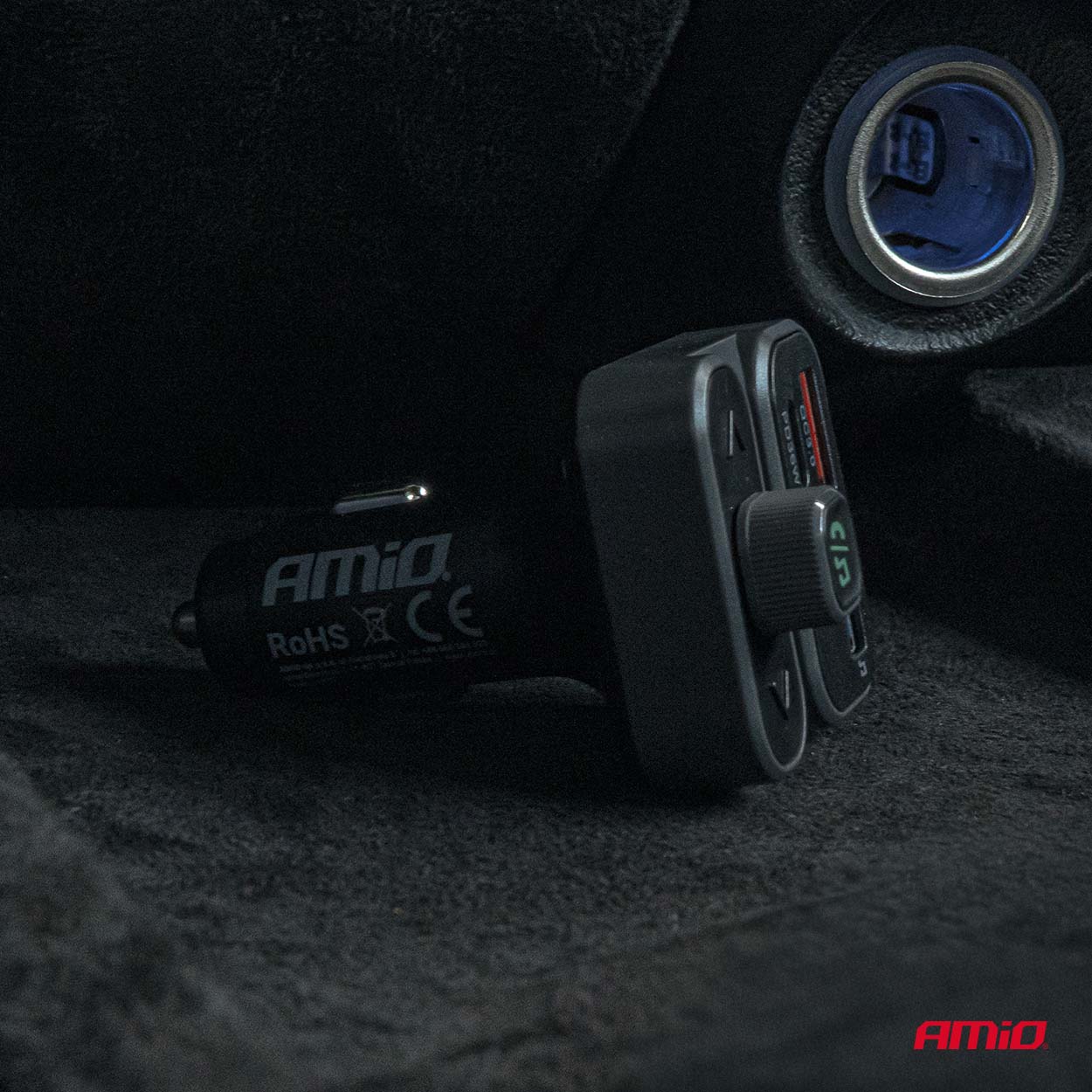 Amio - FM Transmitter Αναπτήρα τύπου FMT02 τάση λειτουργίας 12-24V με 2xUSB Type-A και 1xUSB Type-C για Επιβατικά Αυτοκίνητα και Φορτηγά - 1 τεμ. (04649/AM) Amio - FM Transmitter Αναπτήρα τύπου FMT02 τάση λειτουργίας 12-24V με 2xUSB Type-A και 1xUSB Type-C για Επιβατικά Αυτοκίνητα και Φορτηγά - 1 τεμ. (04649/AM)